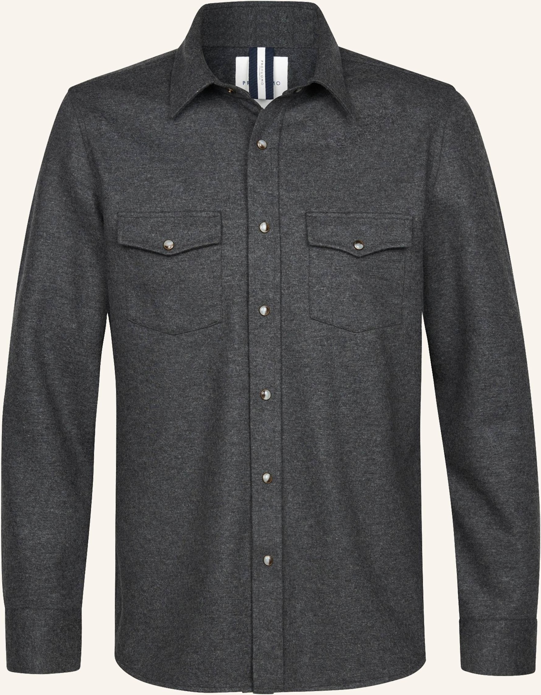 Profuomo Herren Overshirt grau