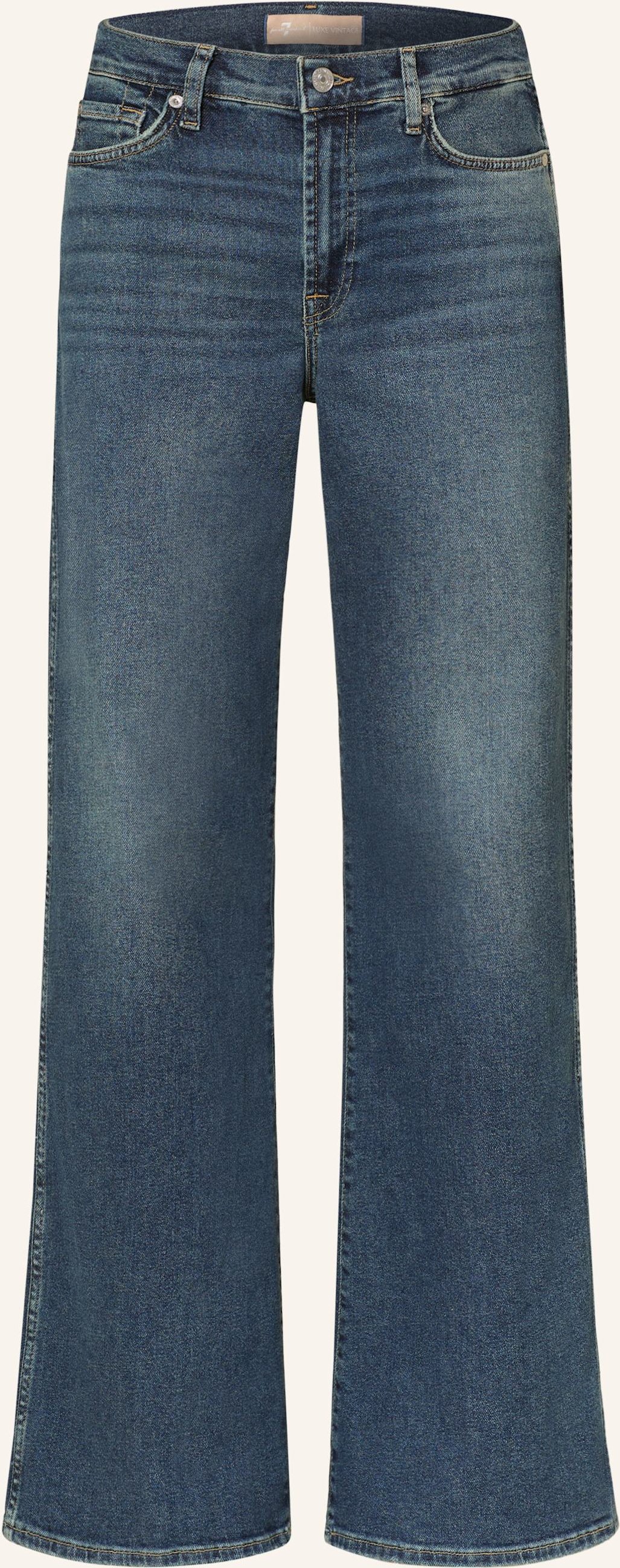 7 For All Mankind Flared Jeans Lotta Bay blau