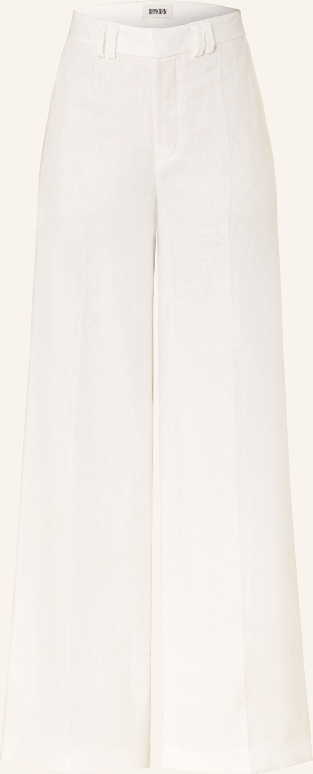 Drykorn Marlenehose Aquite Aus Leinen weiss