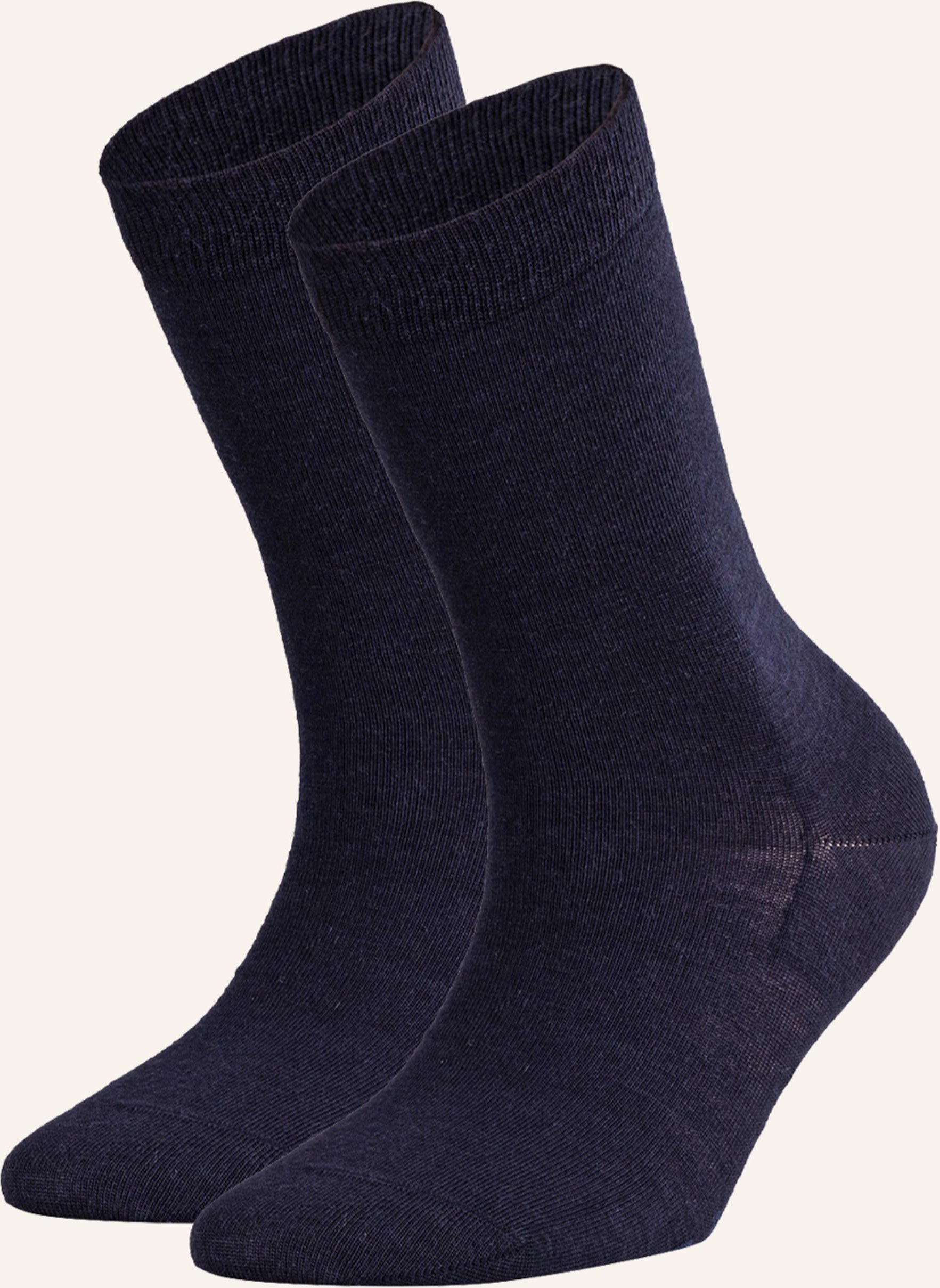 Falke 2er-Pack Socken Softmerino blau