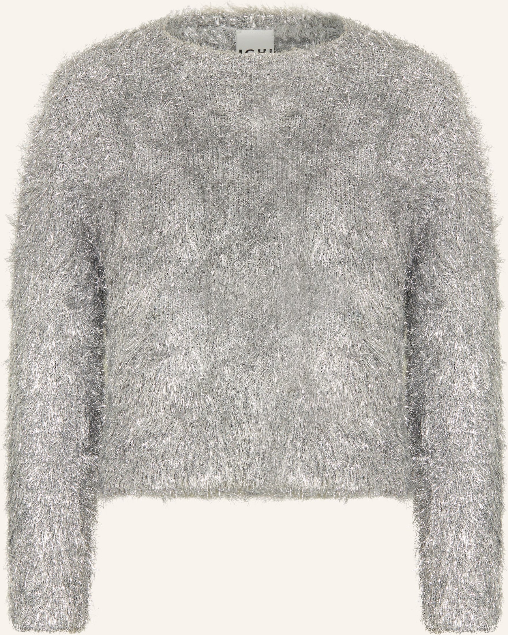 Ichi Pullover Ihblizi Mit Glitzergarn silber