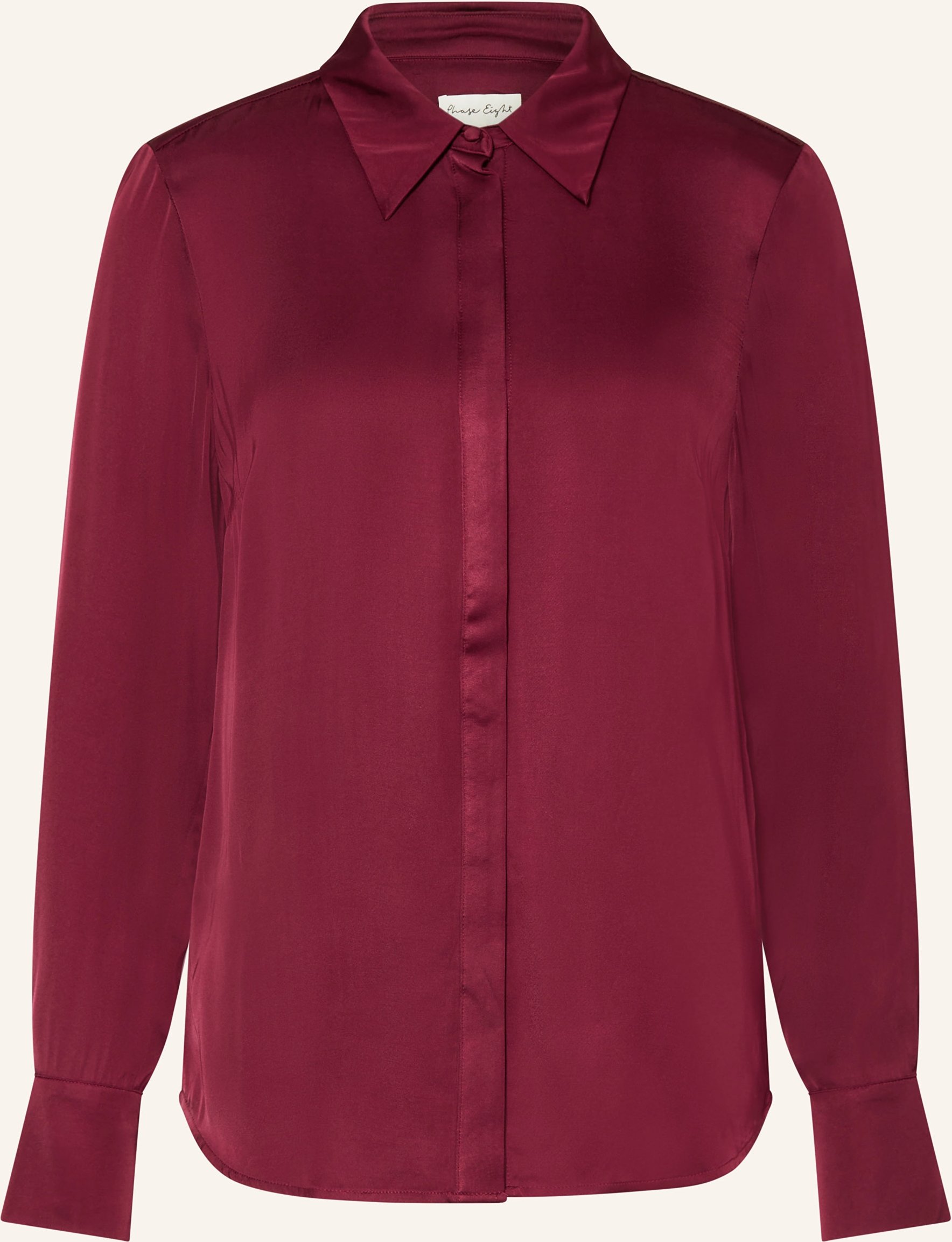 Phase Eight Hemdbluse Novie Aus Satin rot