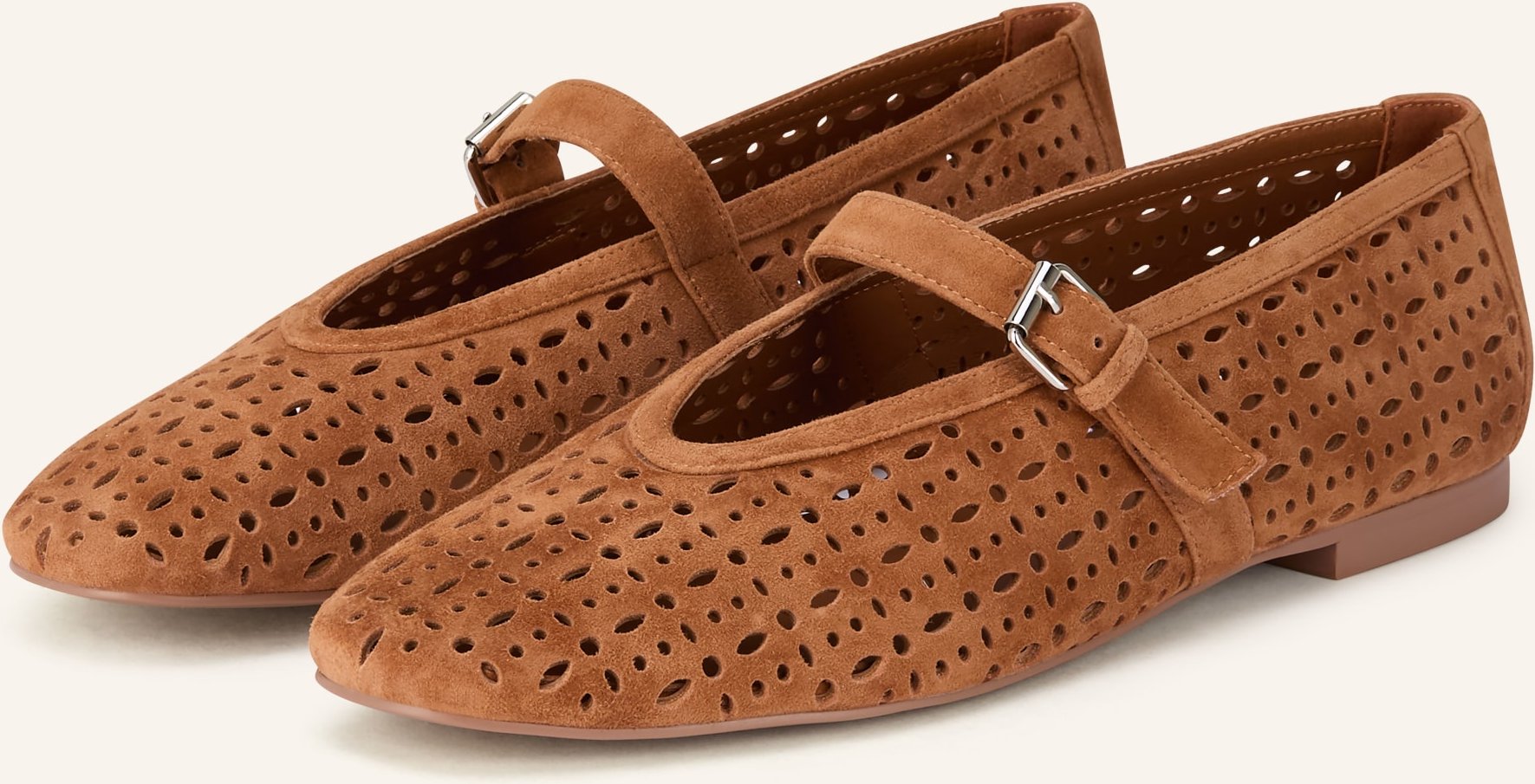 Bibi Lou Mary-Jane-Ballerinas Bailarinas braun