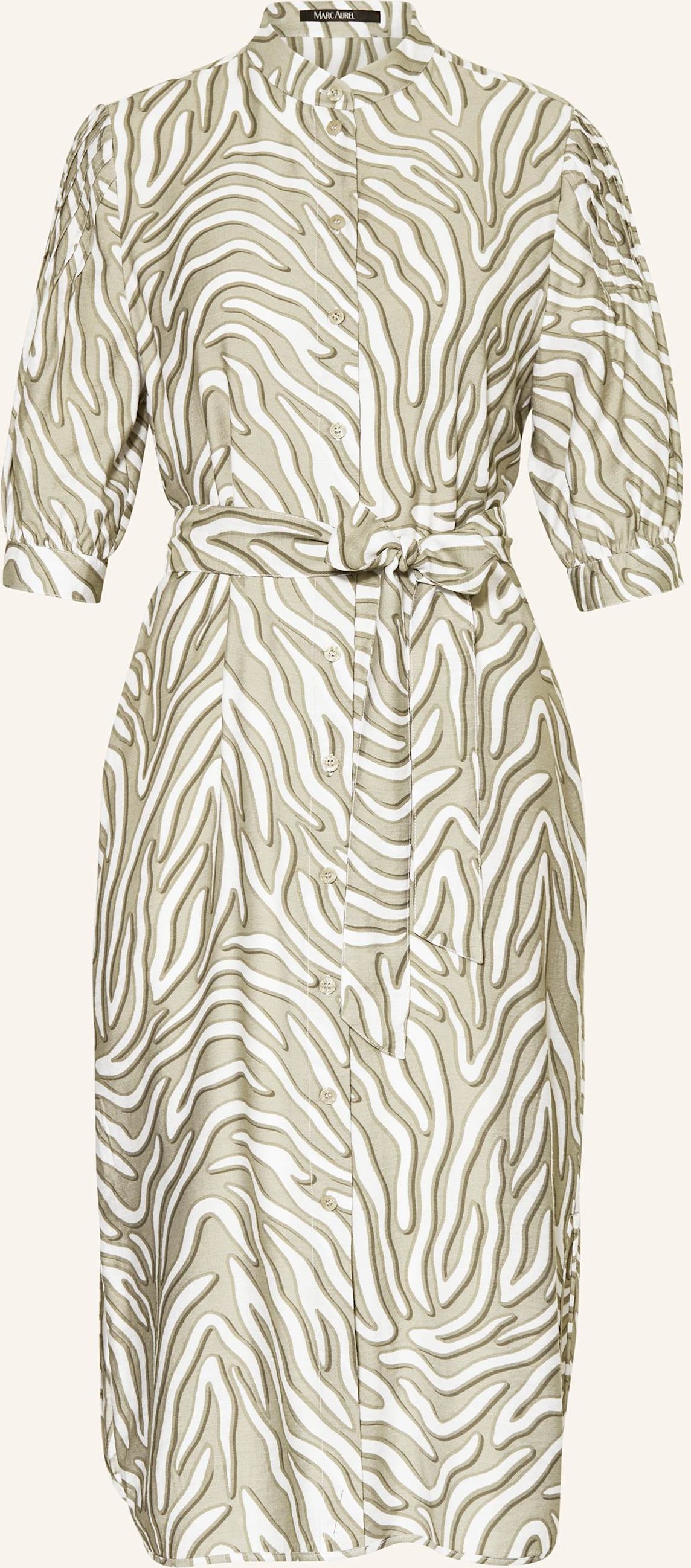 Marc Aurel Hemdblusenkleid Mit 3/4-Ärmeln gruen