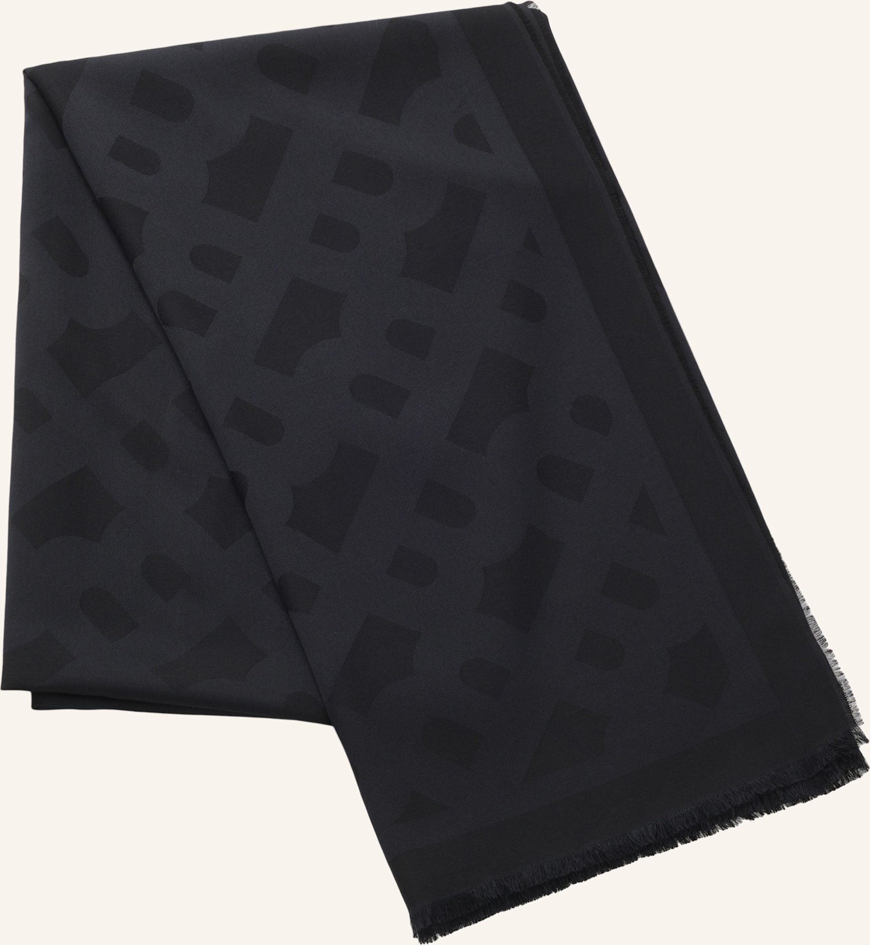 Boss Gewebter Schal Monyque_100*200 schwarz