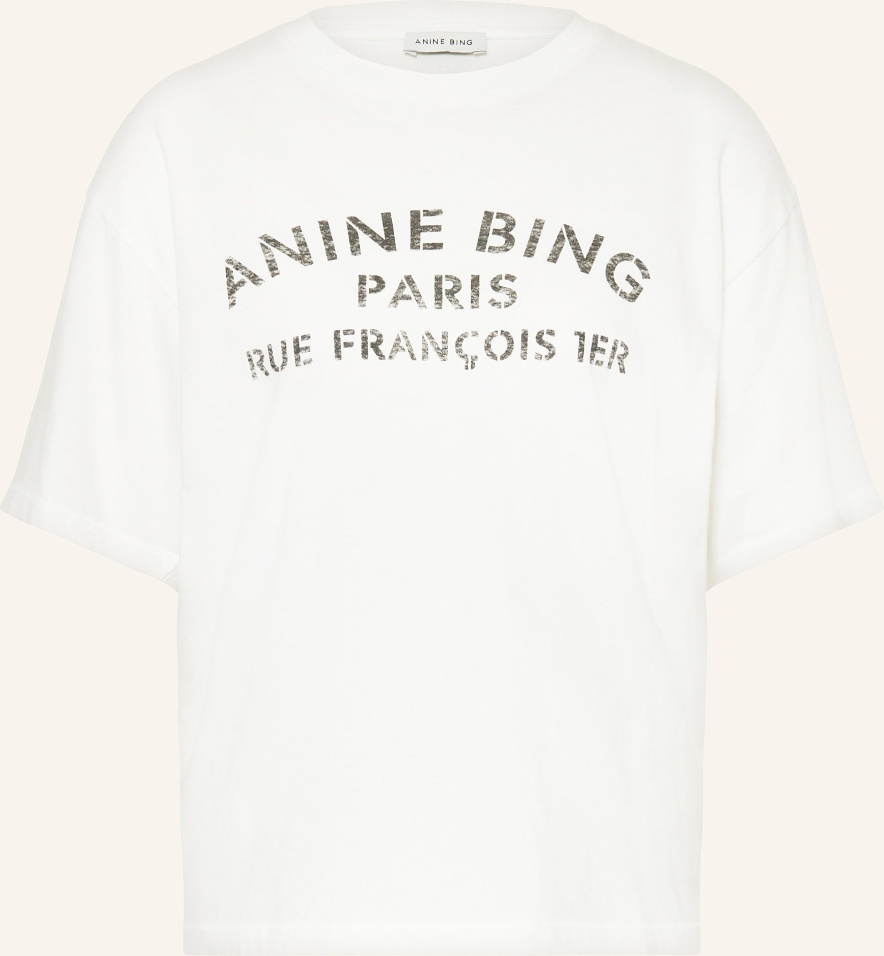 Anine Bing T-Shirt Cohen weiss