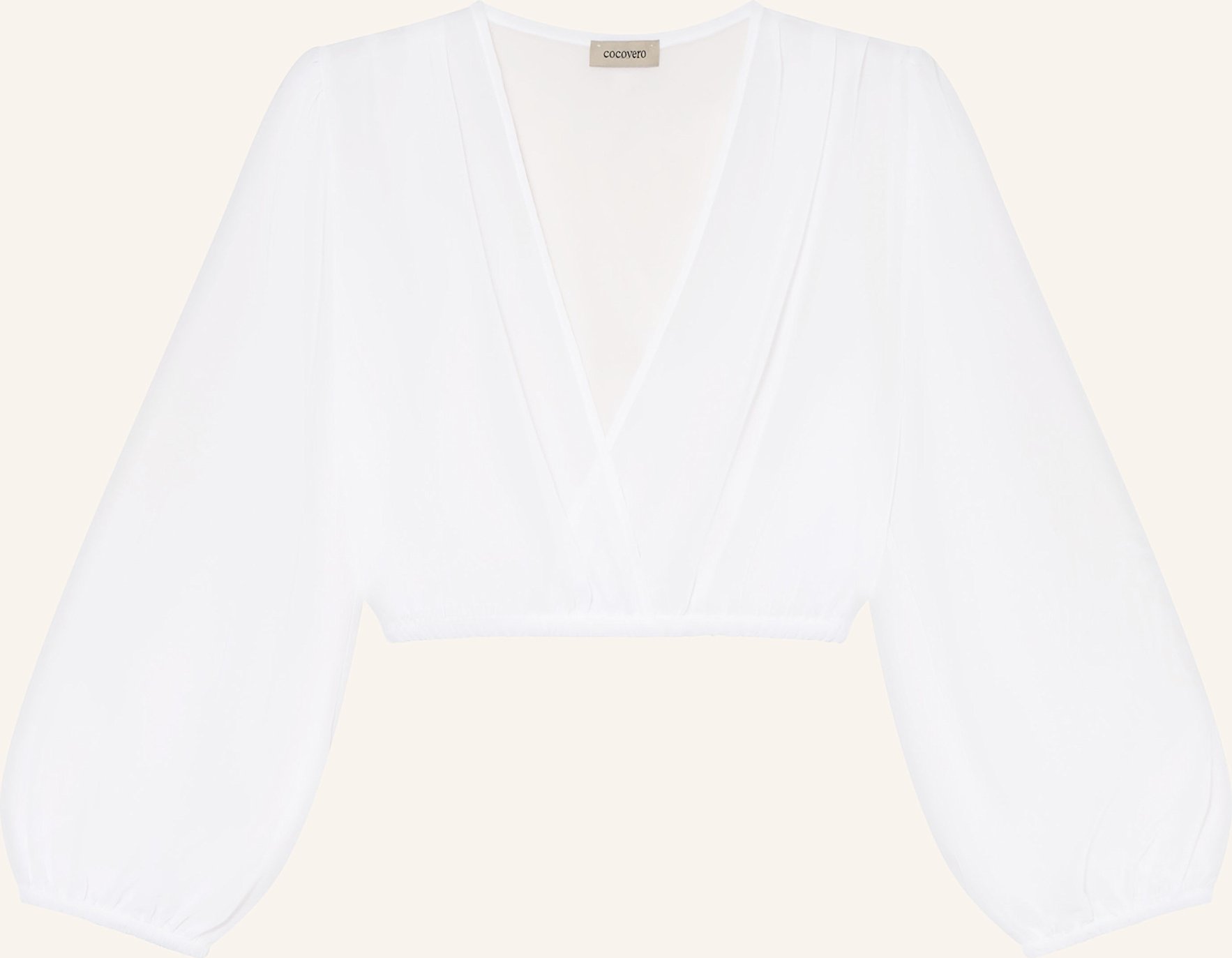 Cocovero Dirndlbluse Ida Mit 3/4-Arm weiss