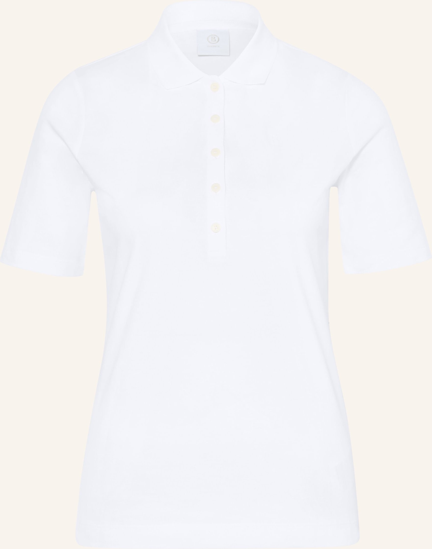 Bogner Piqué-Poloshirt Malika weiss