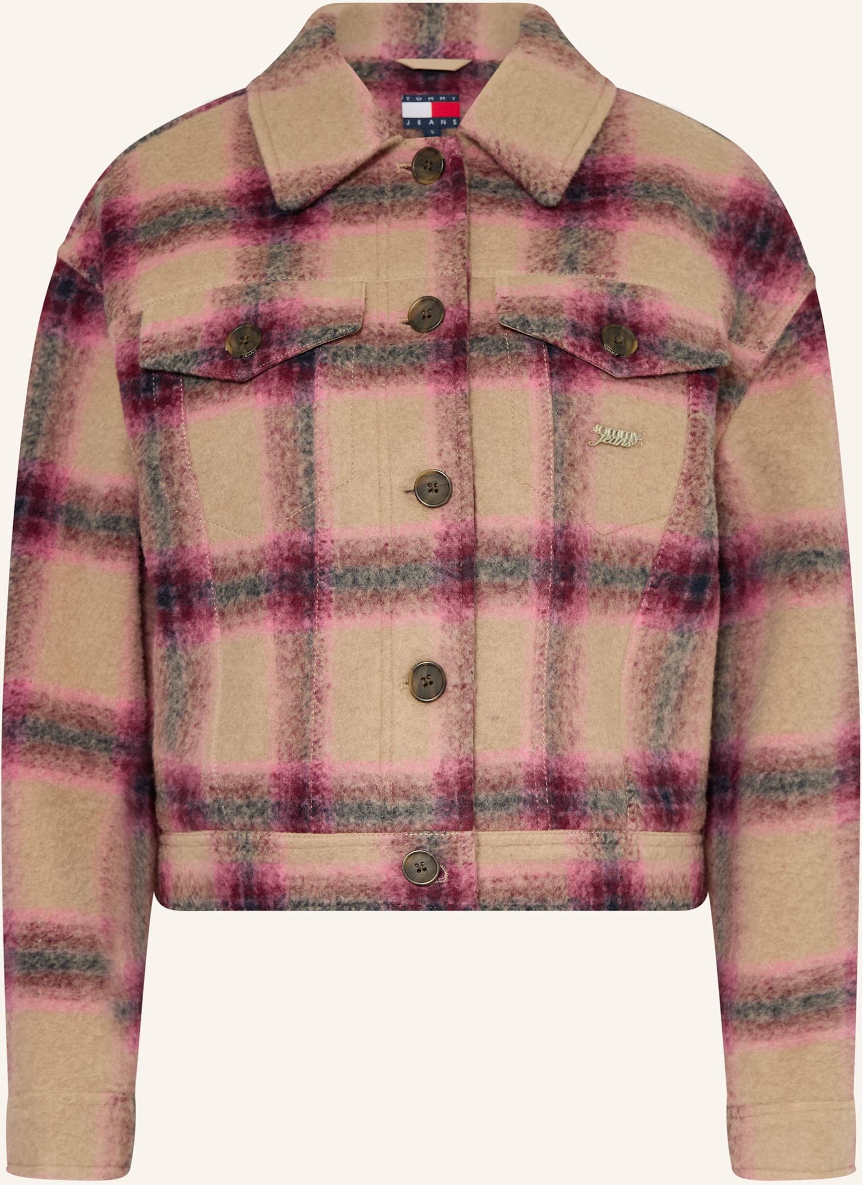 Tommy Jeans Kastenjacke pink