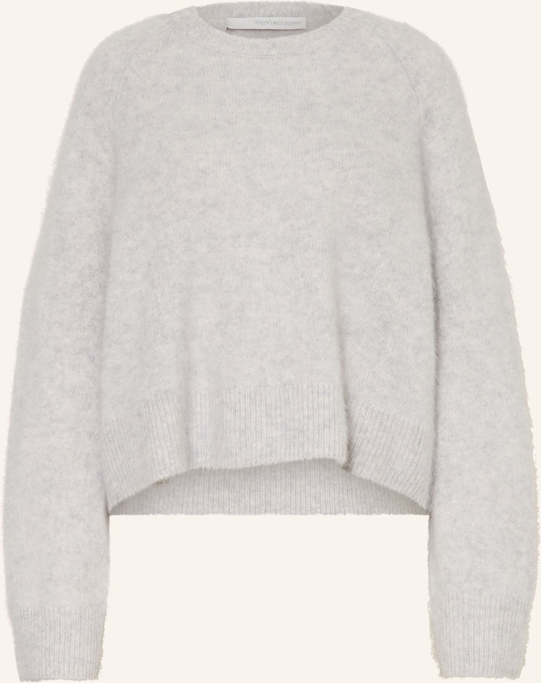 Herzen's Angelegenheit Cashmere-Pullover grau