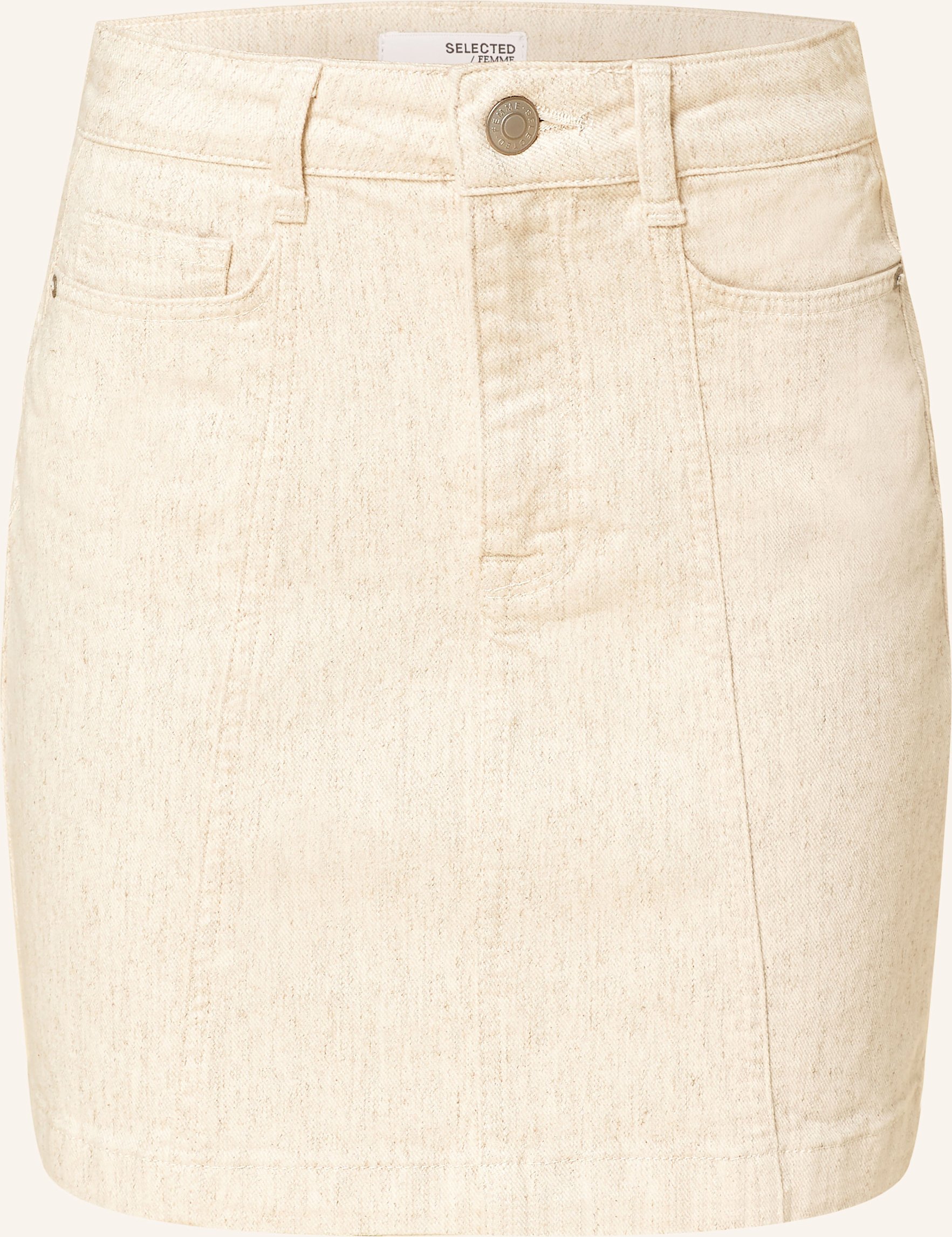 Selected Femme Jeansrock beige