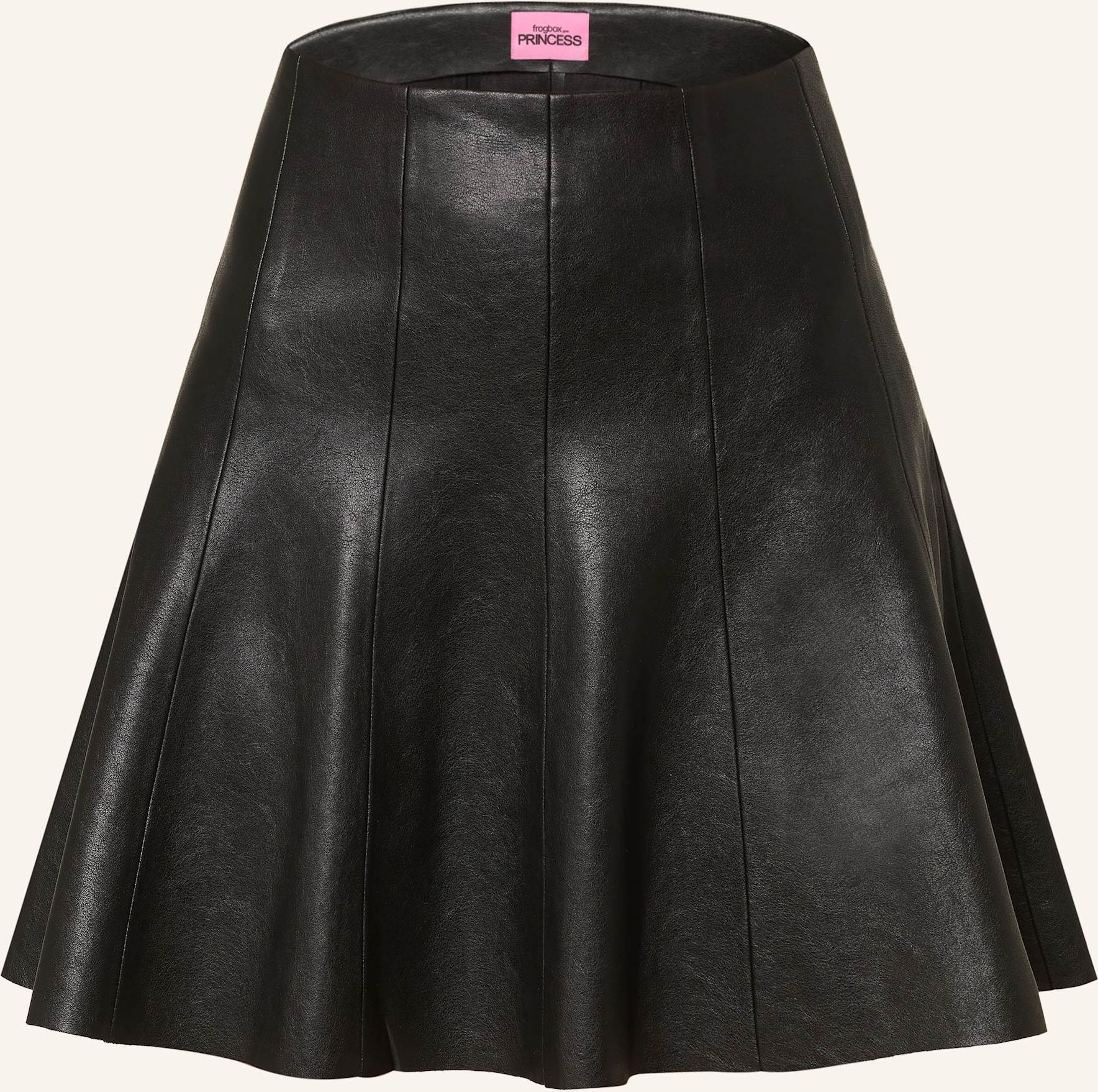 Frogbox Rock In Lederoptik schwarz