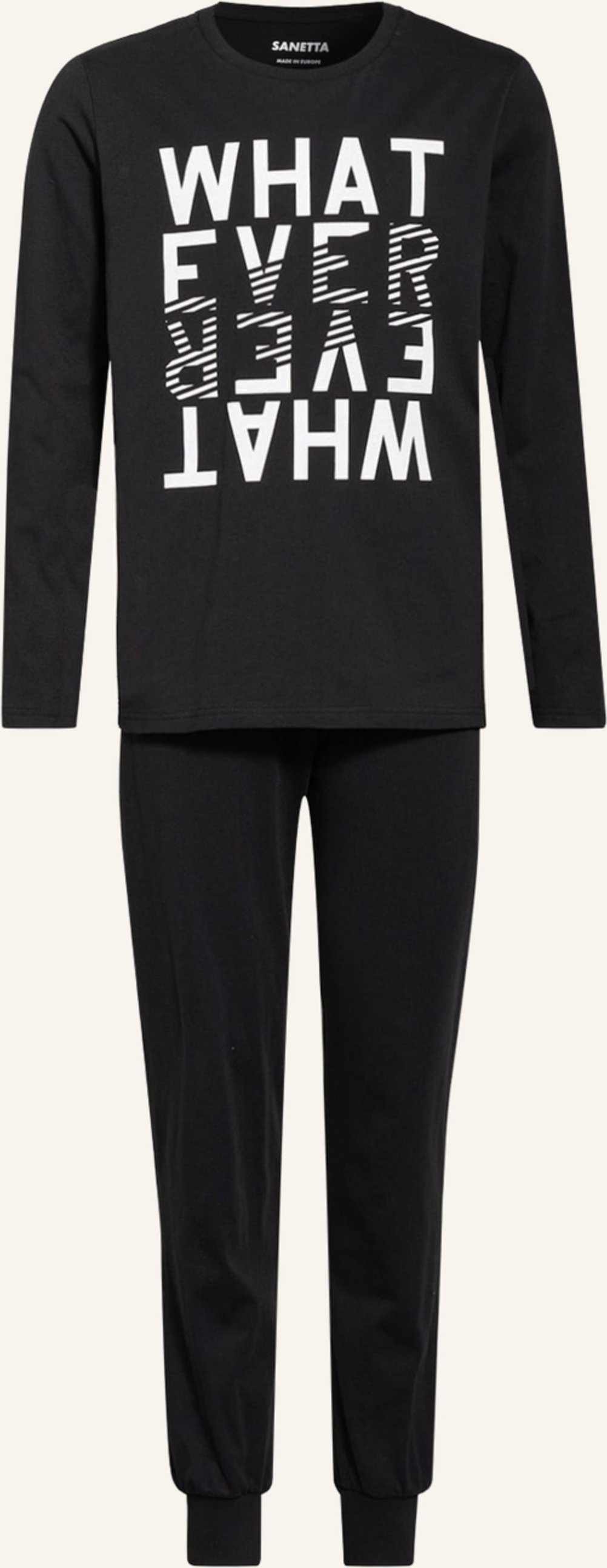 Sanetta Schlafanzug schwarz
