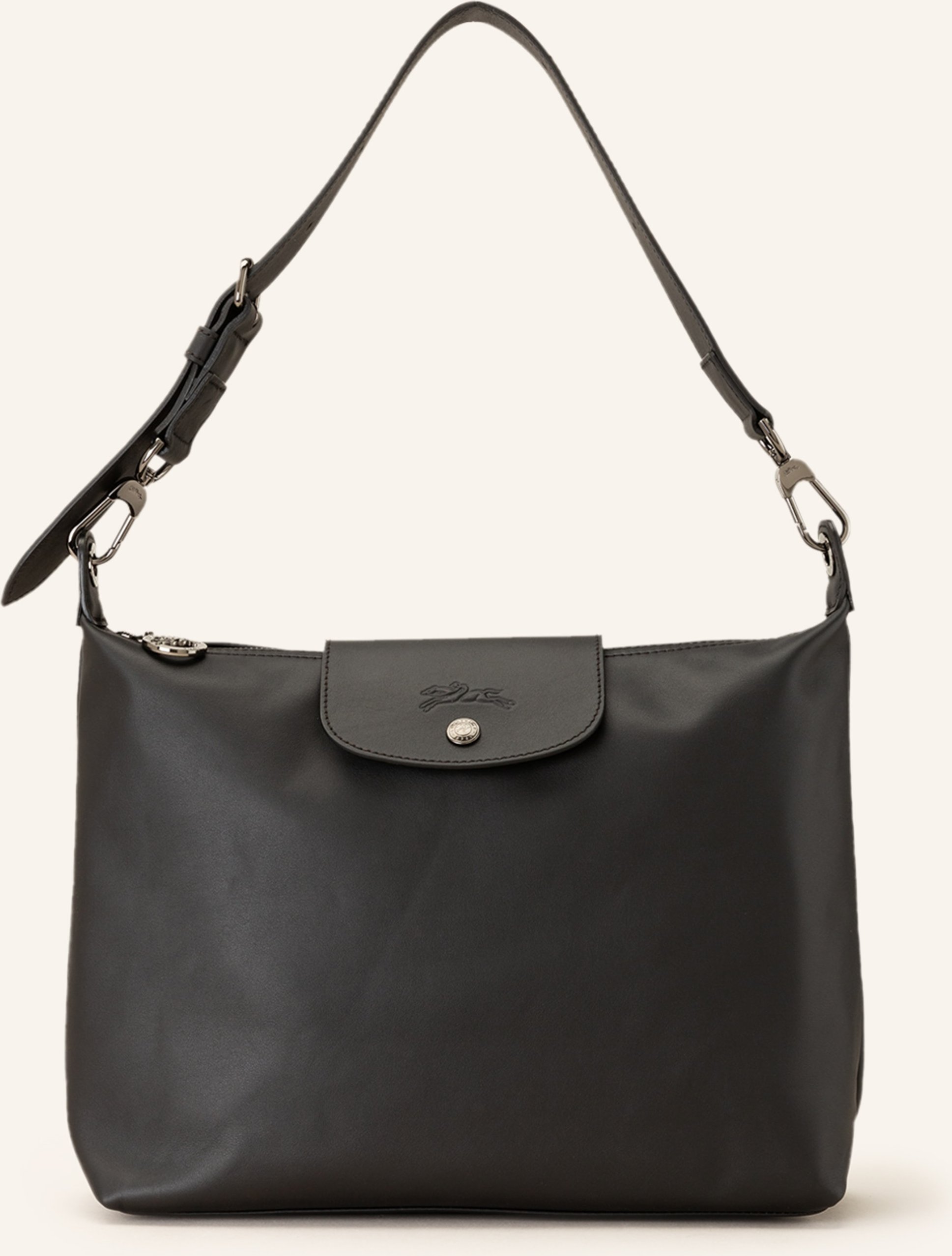 Longchamp Handtasche Le Pliage Cuir schwarz