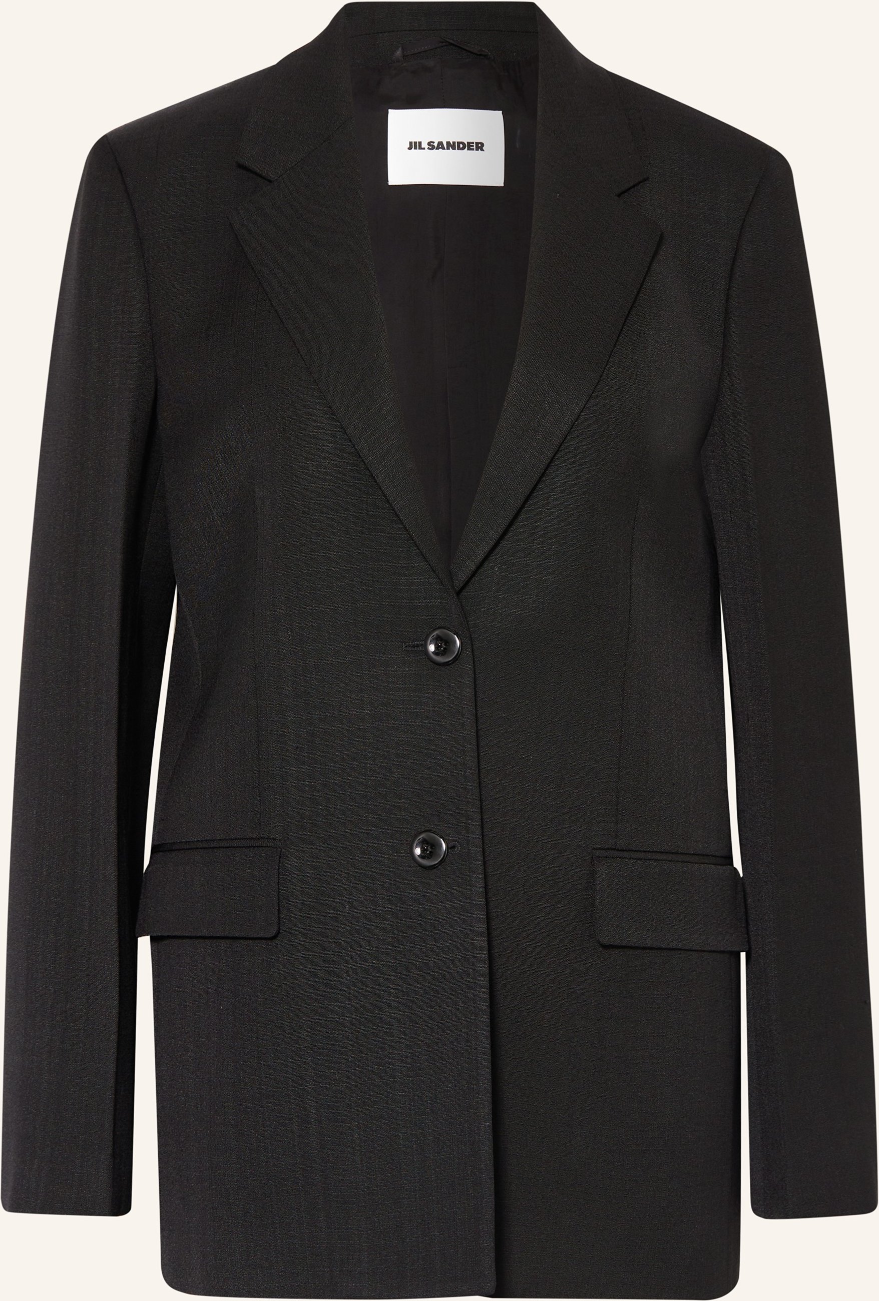 Jil Sander Blazer Mit Seide schwarz