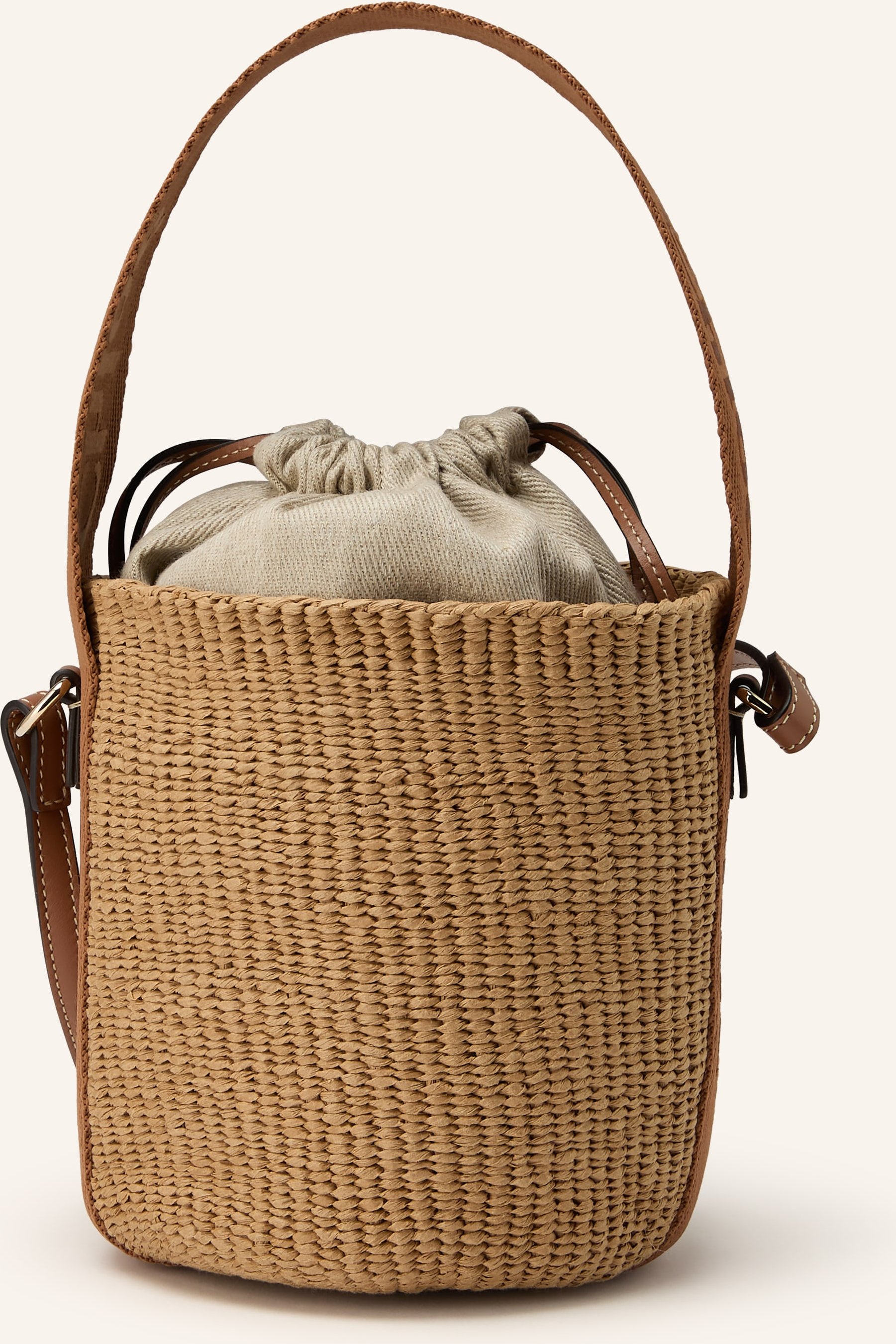 Chloé Beuteltasche Woddy beige
