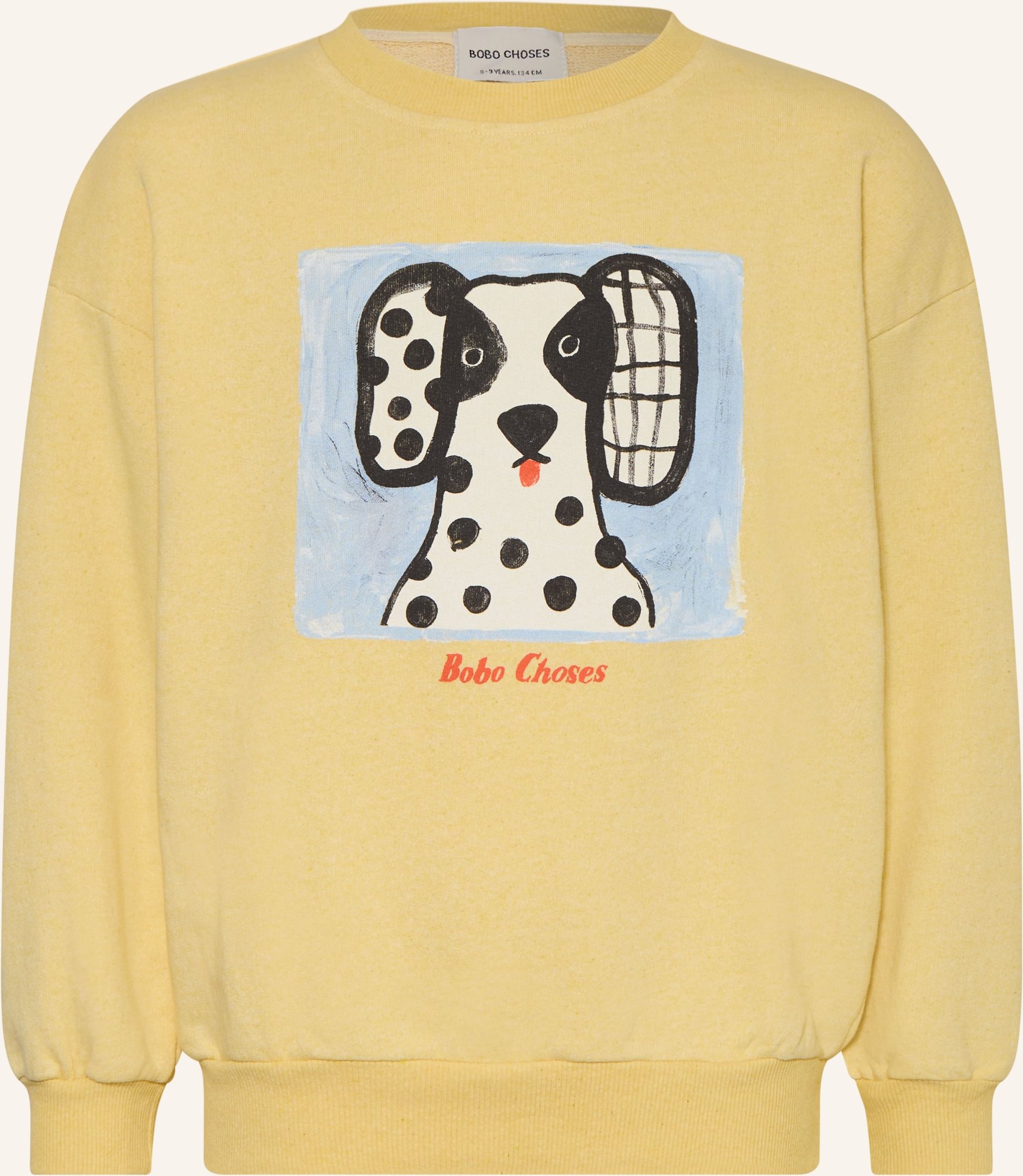 Bobo Choses Sweatshirt Van Dog gelb