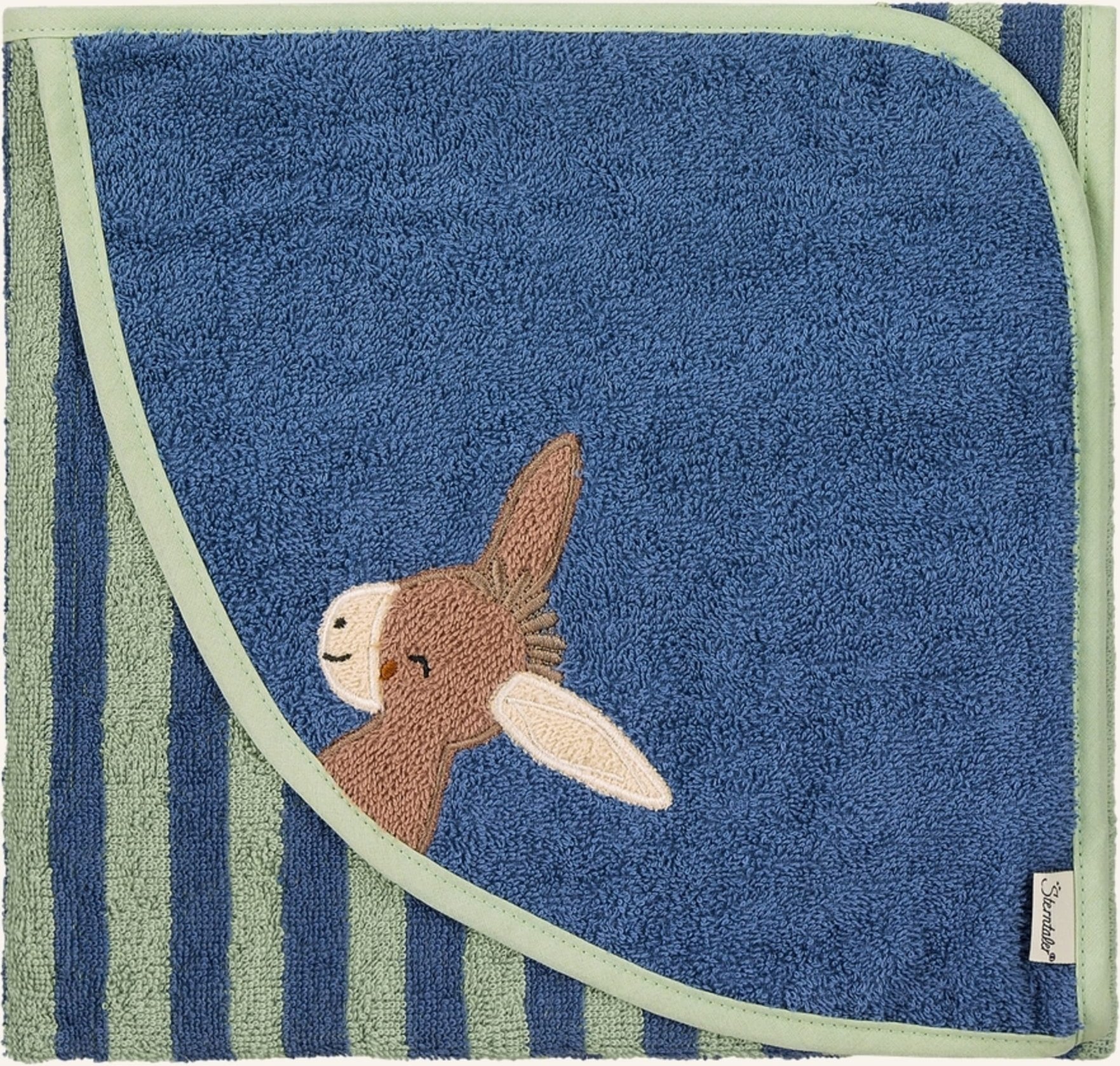 Sterntaler Kapuzenbadetuch 80 X 80 Cm Emmilius blau