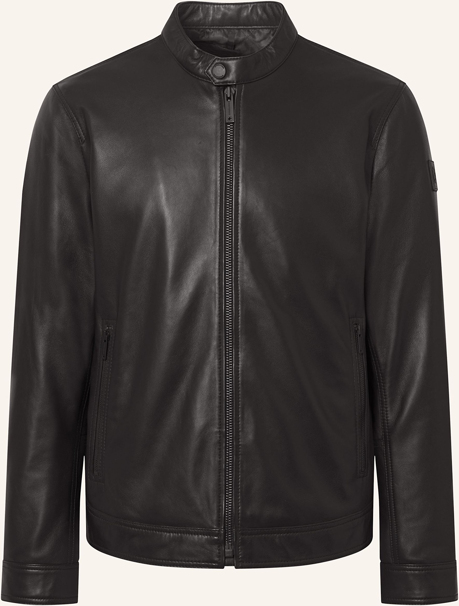 Strellson Lederjacke Jace Slim schwarz