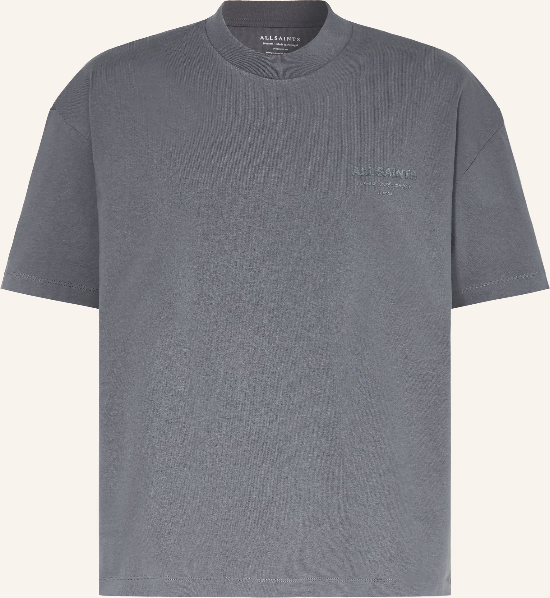 Allsaints T-Shirt Xander blau