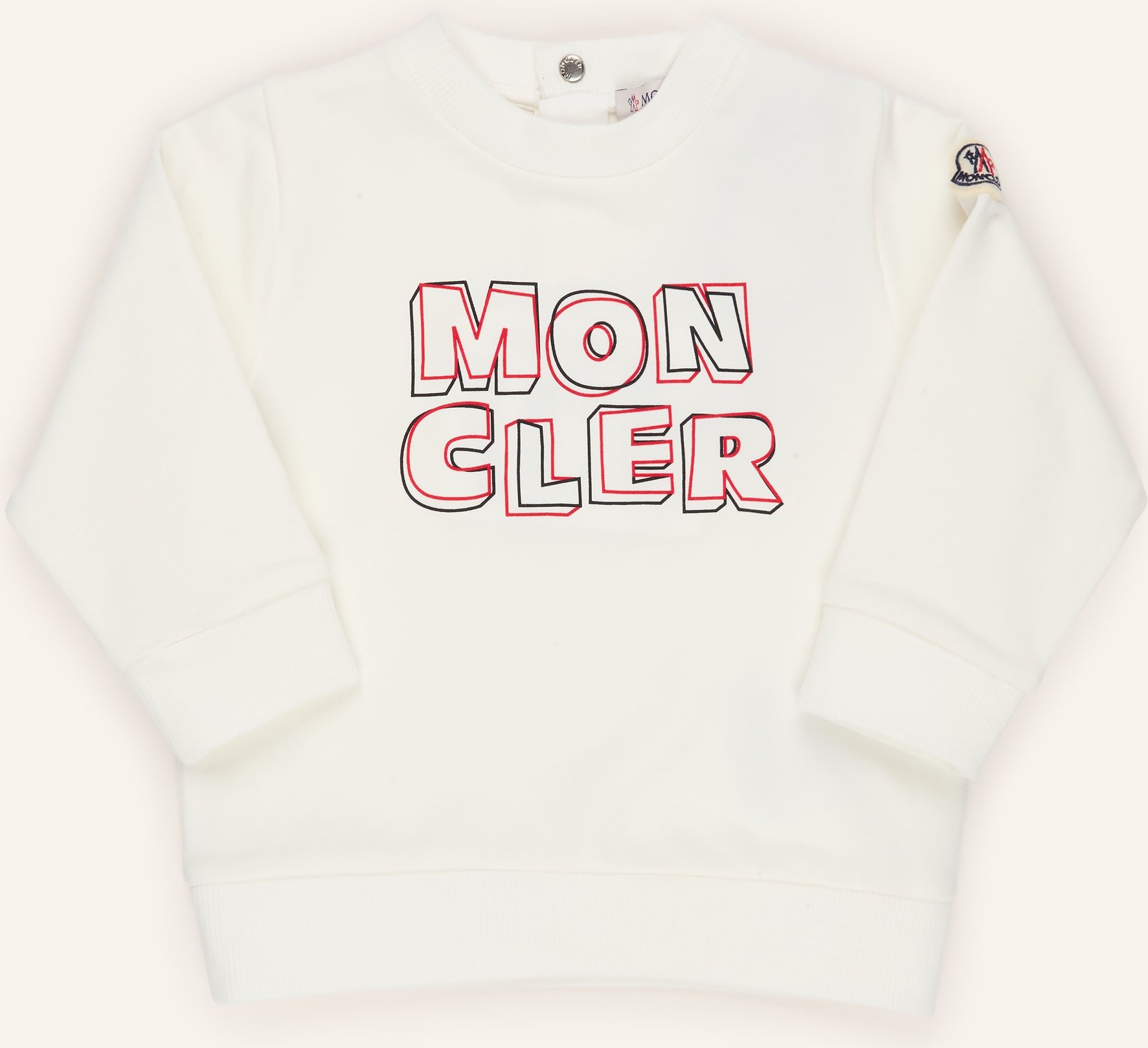Moncler Enfant Sweatshirt weiss