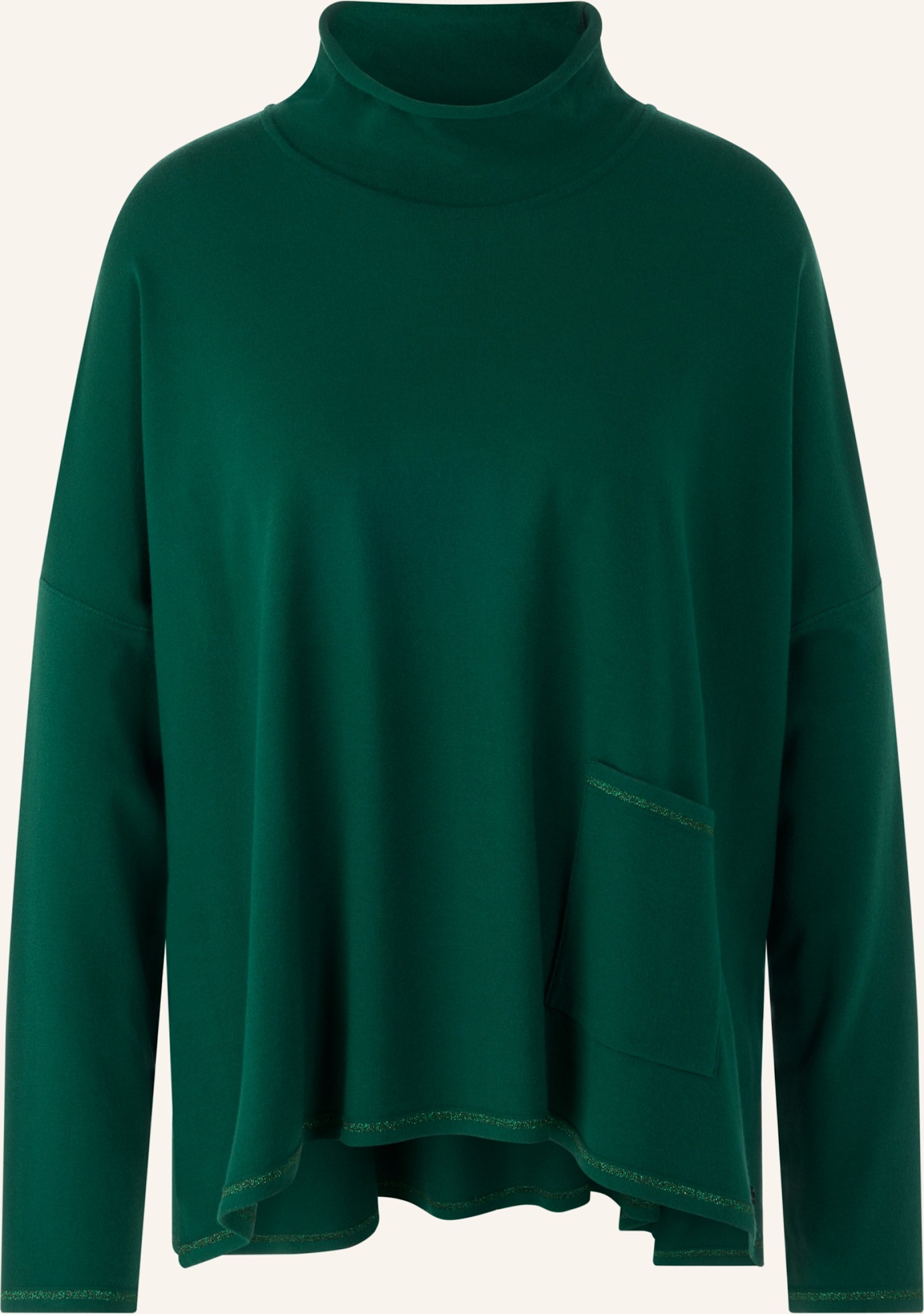 Marc Cain Pullover Mit Glitzergarn gruen