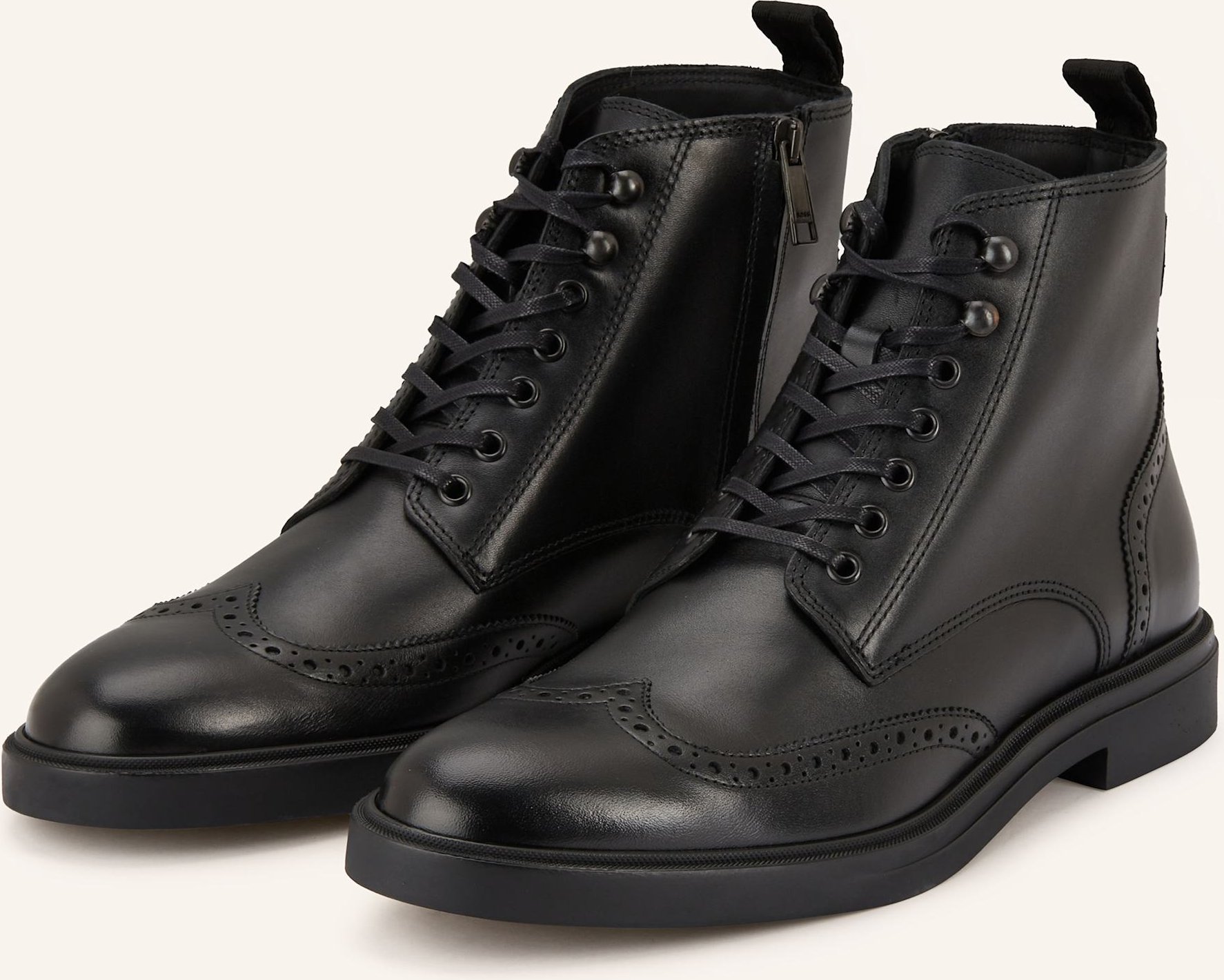 Boss Schnürboots Calev schwarz