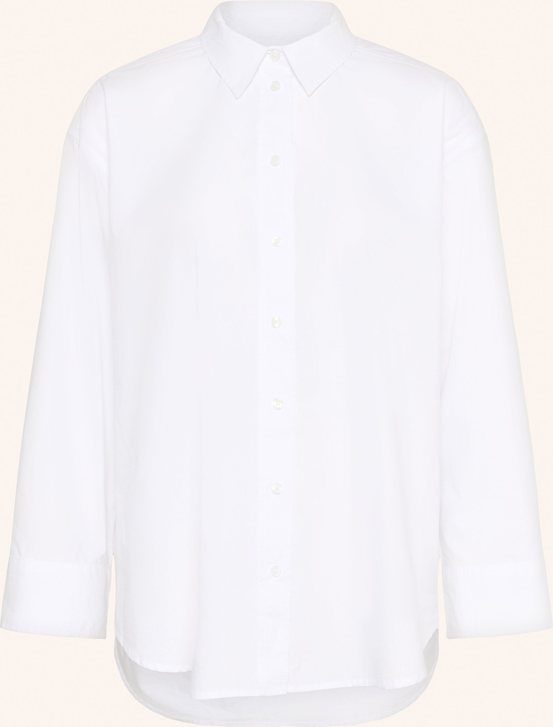 Part Two Oversized-Hemdbluse Savannapw weiss