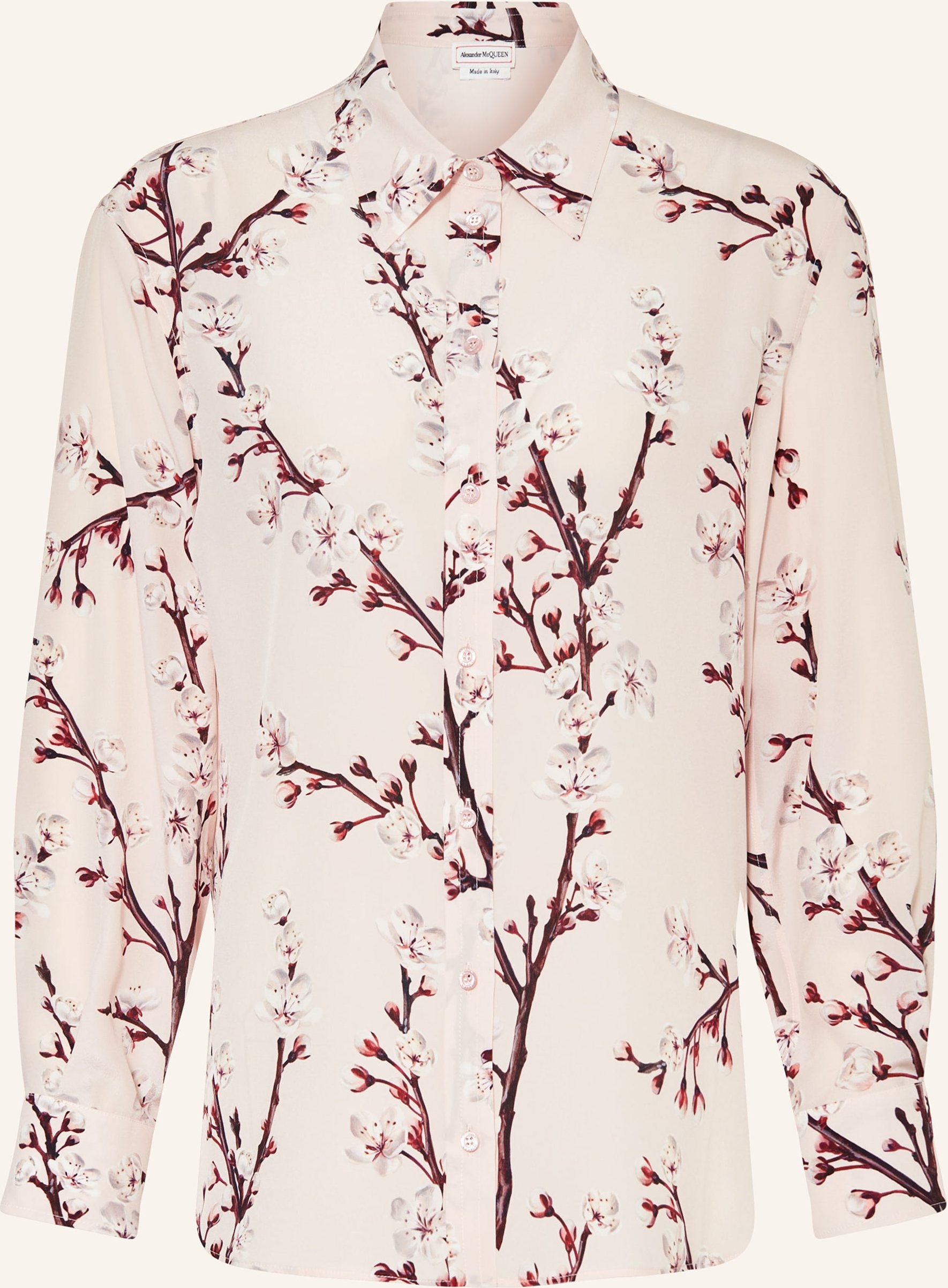 Thumbnail - Mcqueen Hemdbluse Aus Seide rosa
