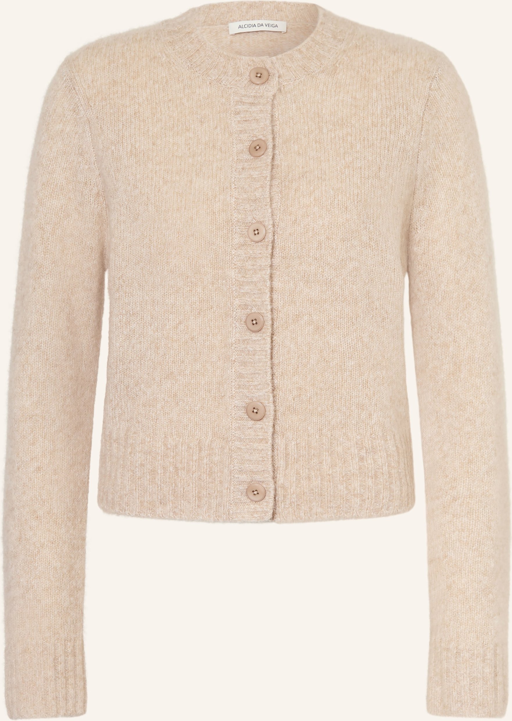 Alcidia Da Veiga Strickjacke Aus Cashmere beige