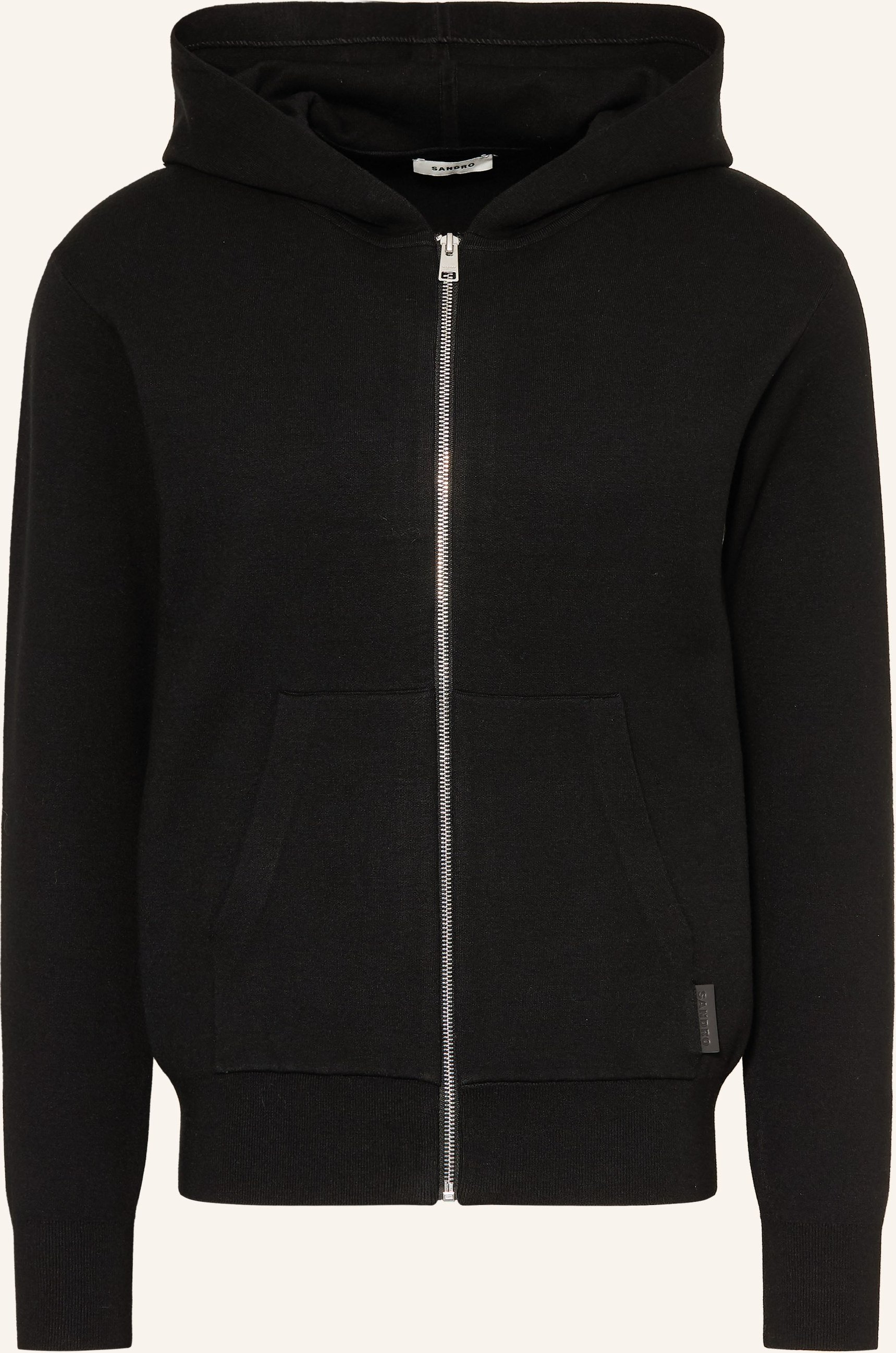 Sandro Jerseyjacke schwarz