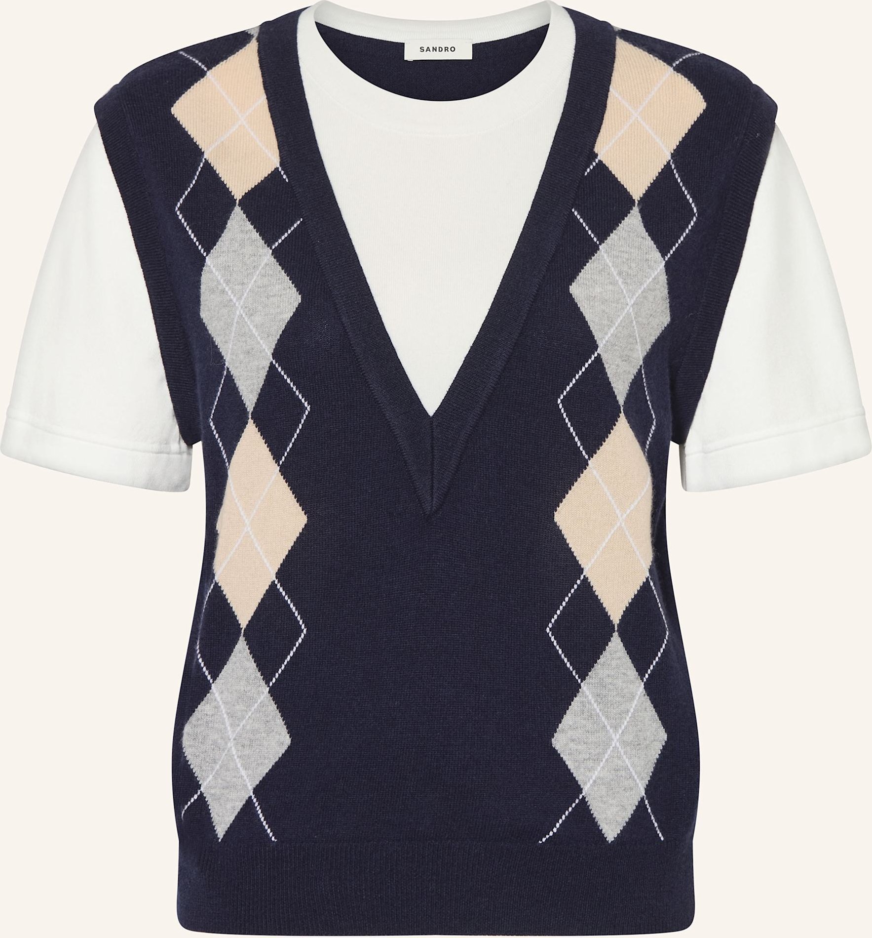 Sandro Strickshirt blau