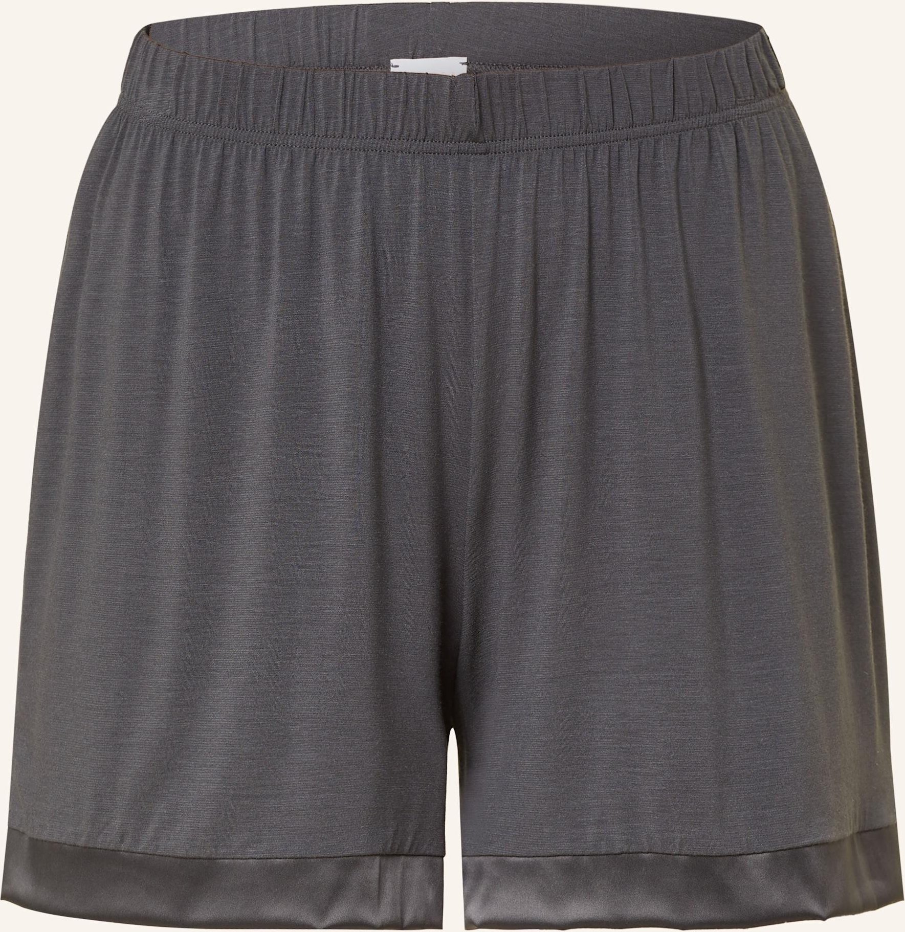 Mey Schlafshorts Serie Pure Chic grau