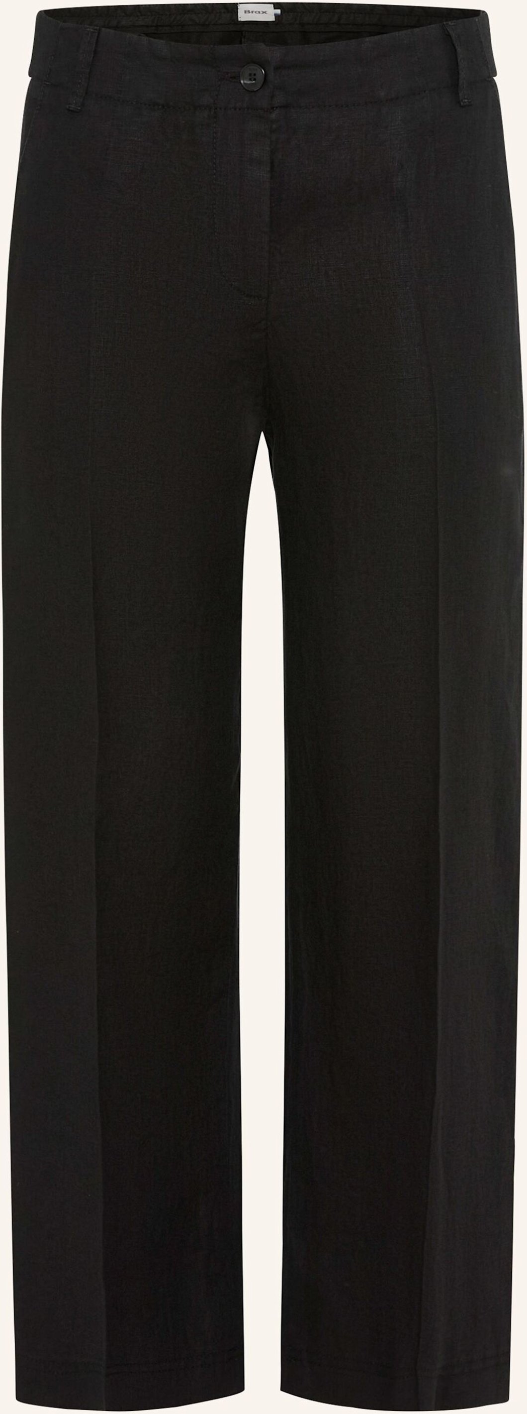 Brax 7/8-Leinenhose Maine schwarz