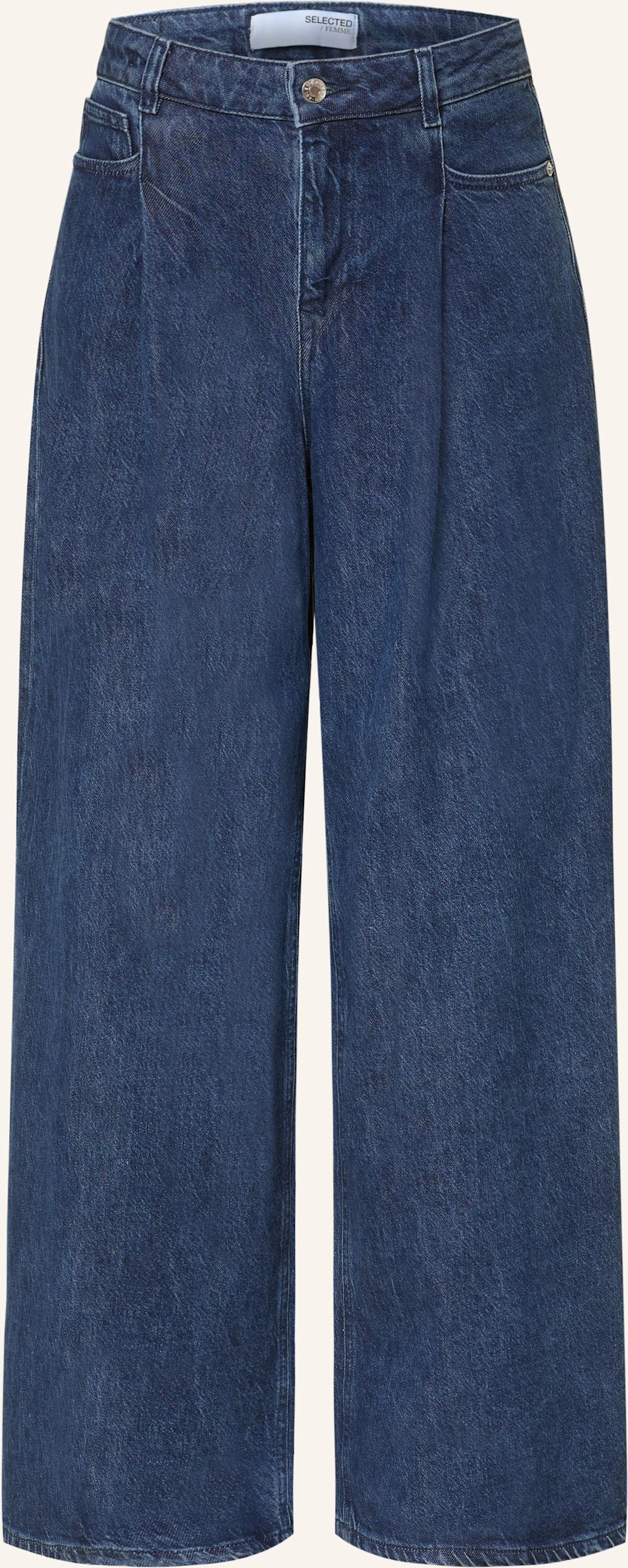 Selected Femme Wide Leg Jeans blau