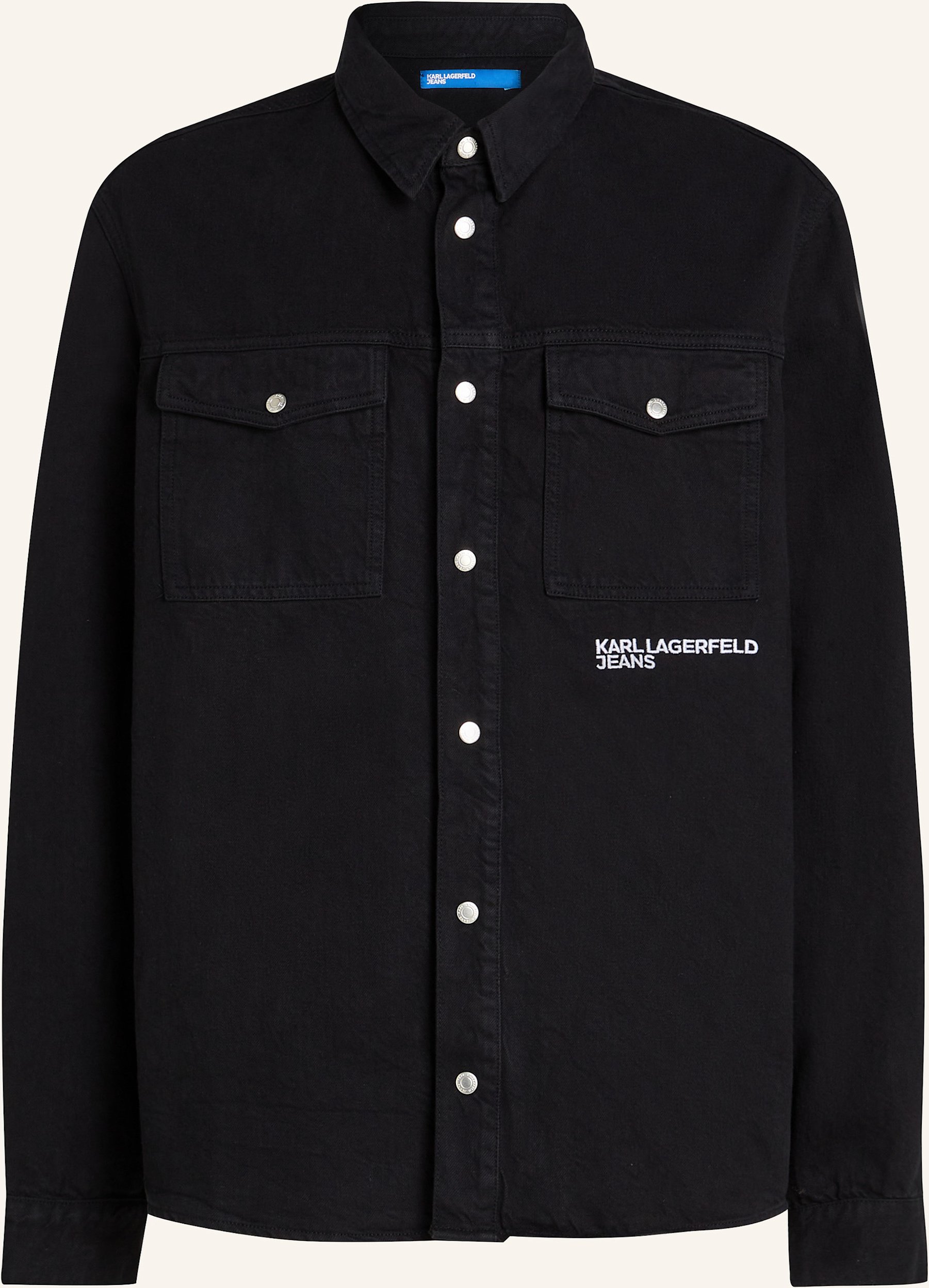 Karl Lagerfeld Jeans Hemd schwarz