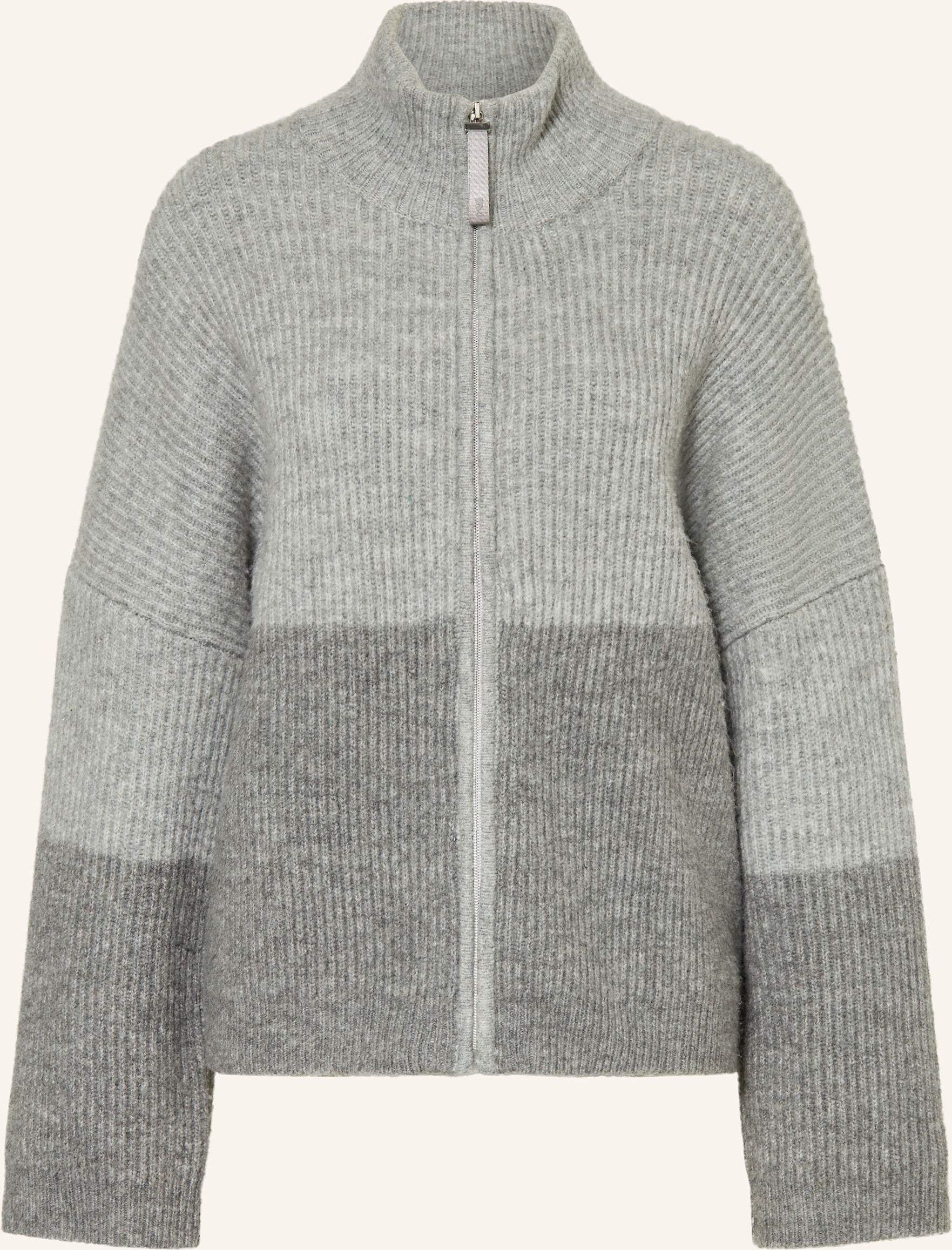 Comma Casual Identity Strickjacke grau