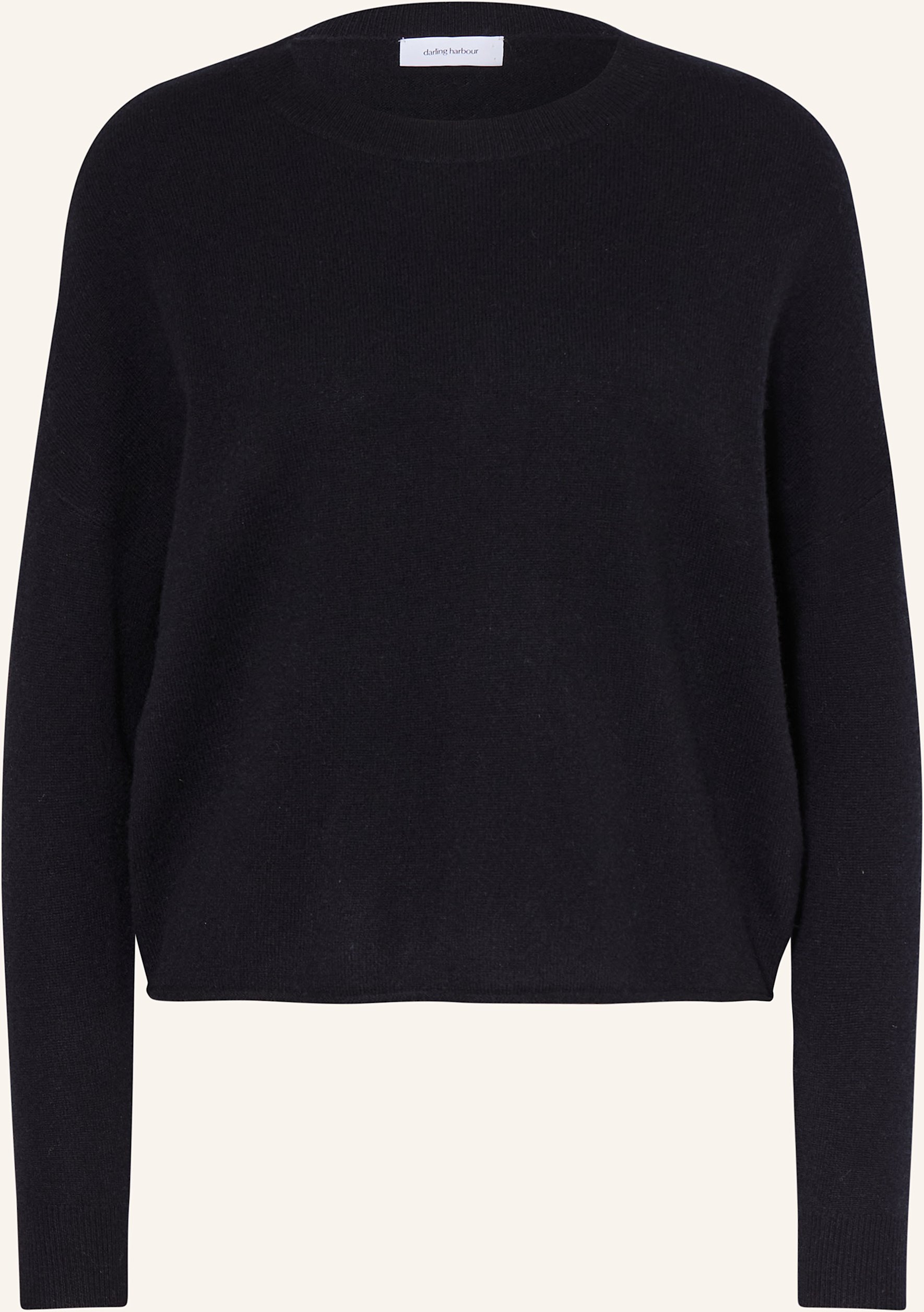 Darling Harbour Cashmere-Pullover schwarz