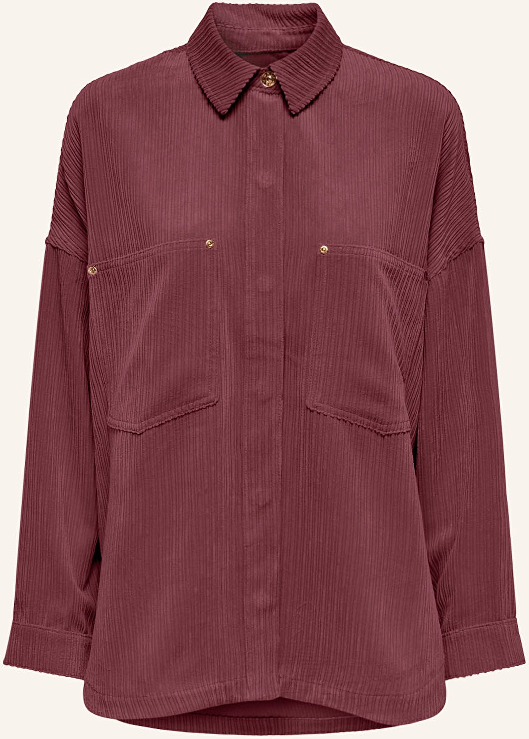 Only Cord-Overshirt rot