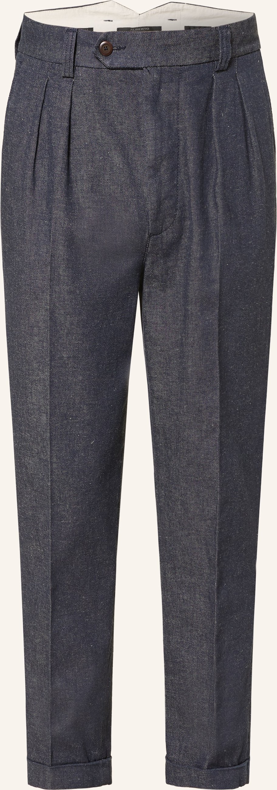 Alberto Chino Ted-C Wide Fit blau