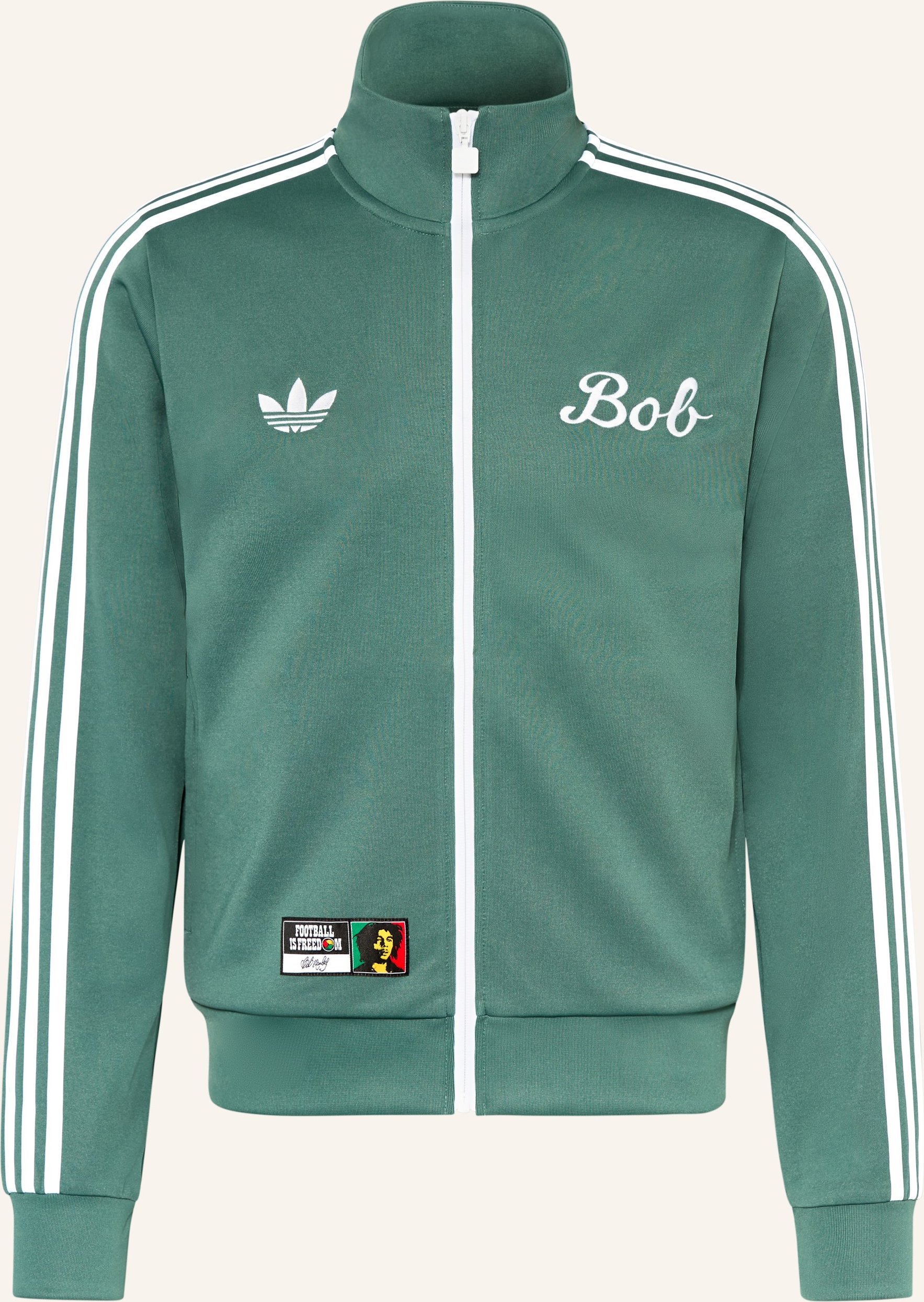 Adidas Trainingsjacke Bob Marley Originals gruen