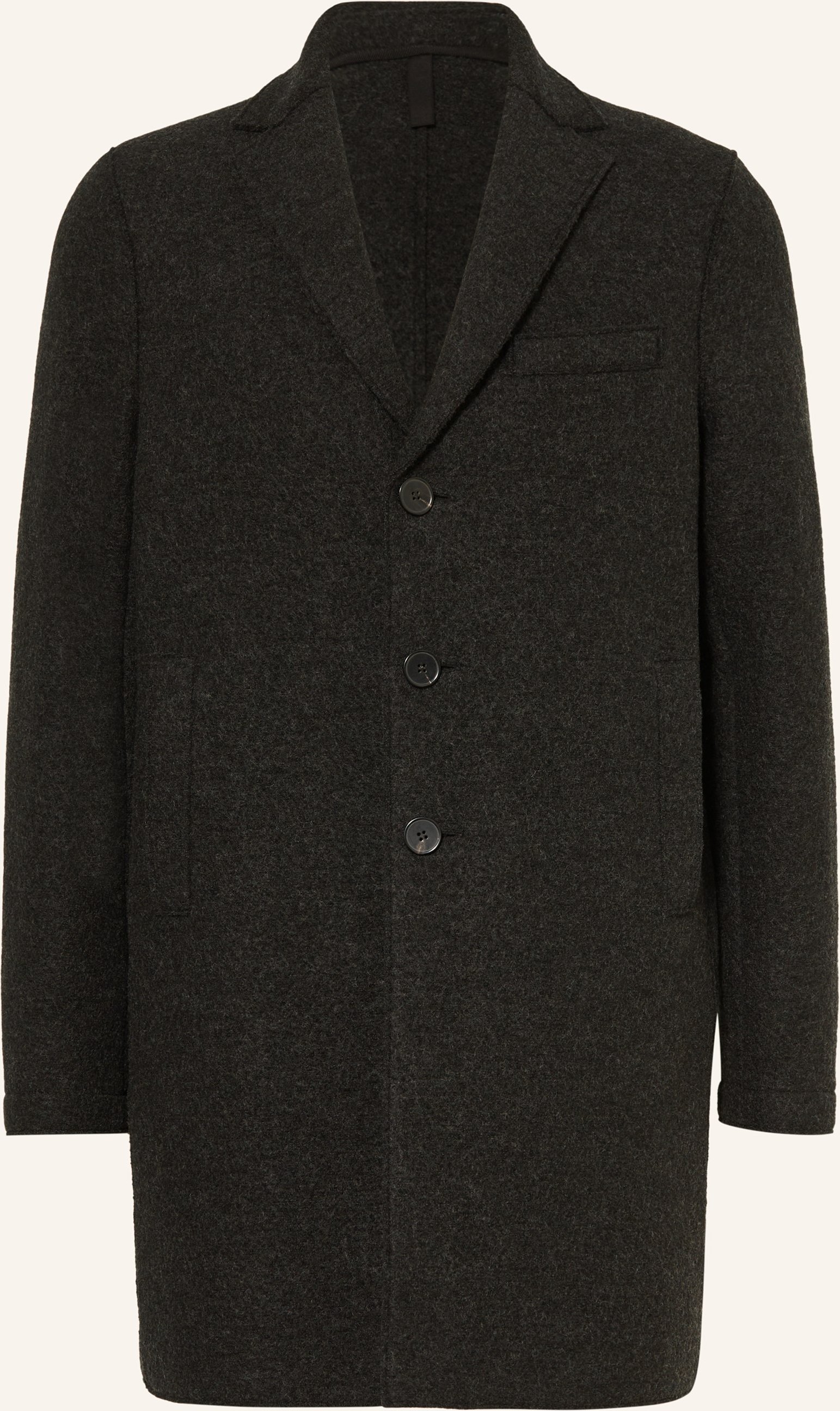 Harris Wharf London Wollmantel grau