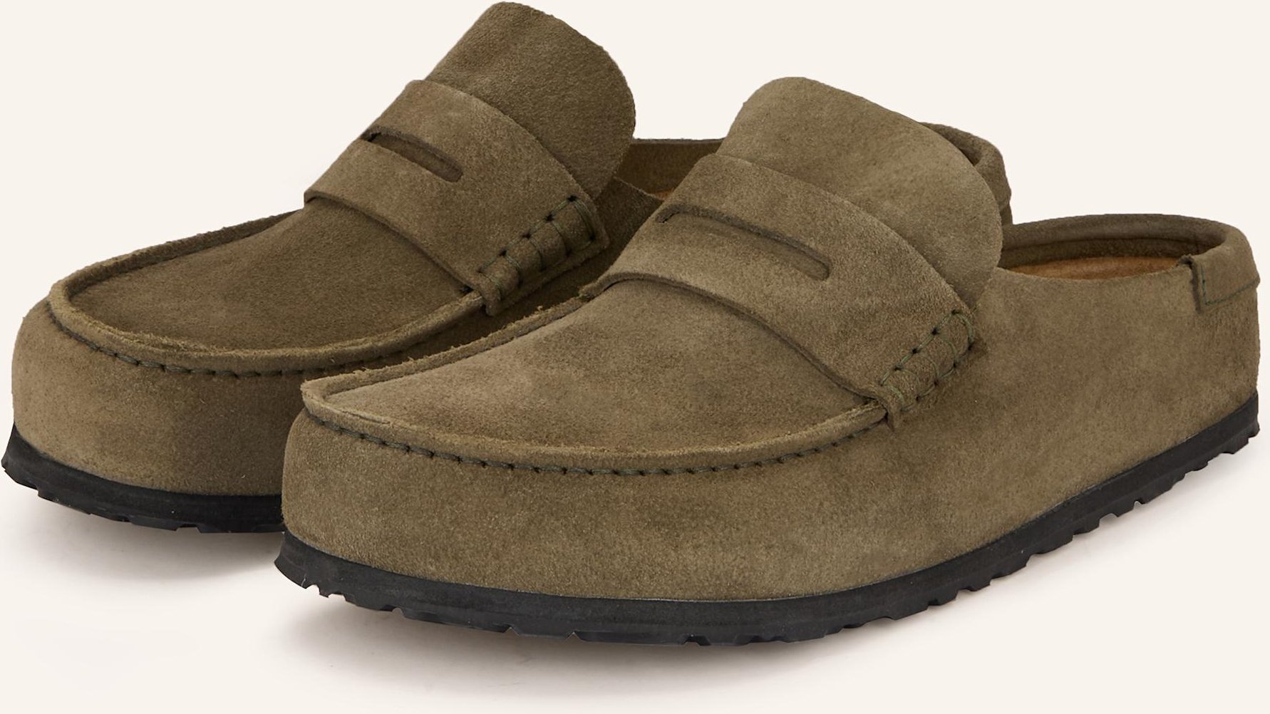 Birkenstock Mules Naples Wrapped gruen