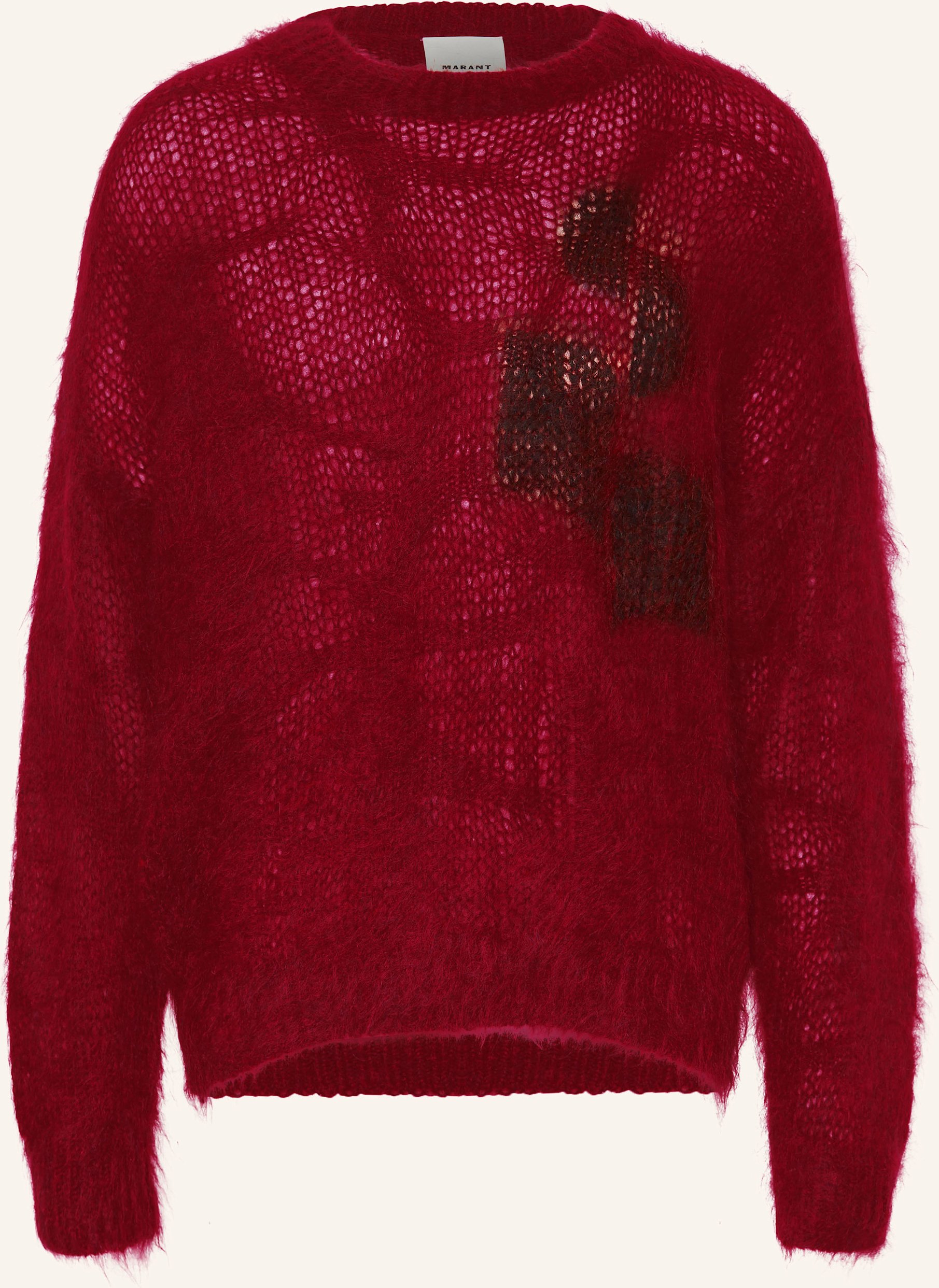 Thumbnail - Isabel Marant Pullover Mirello Mit Mohair rot