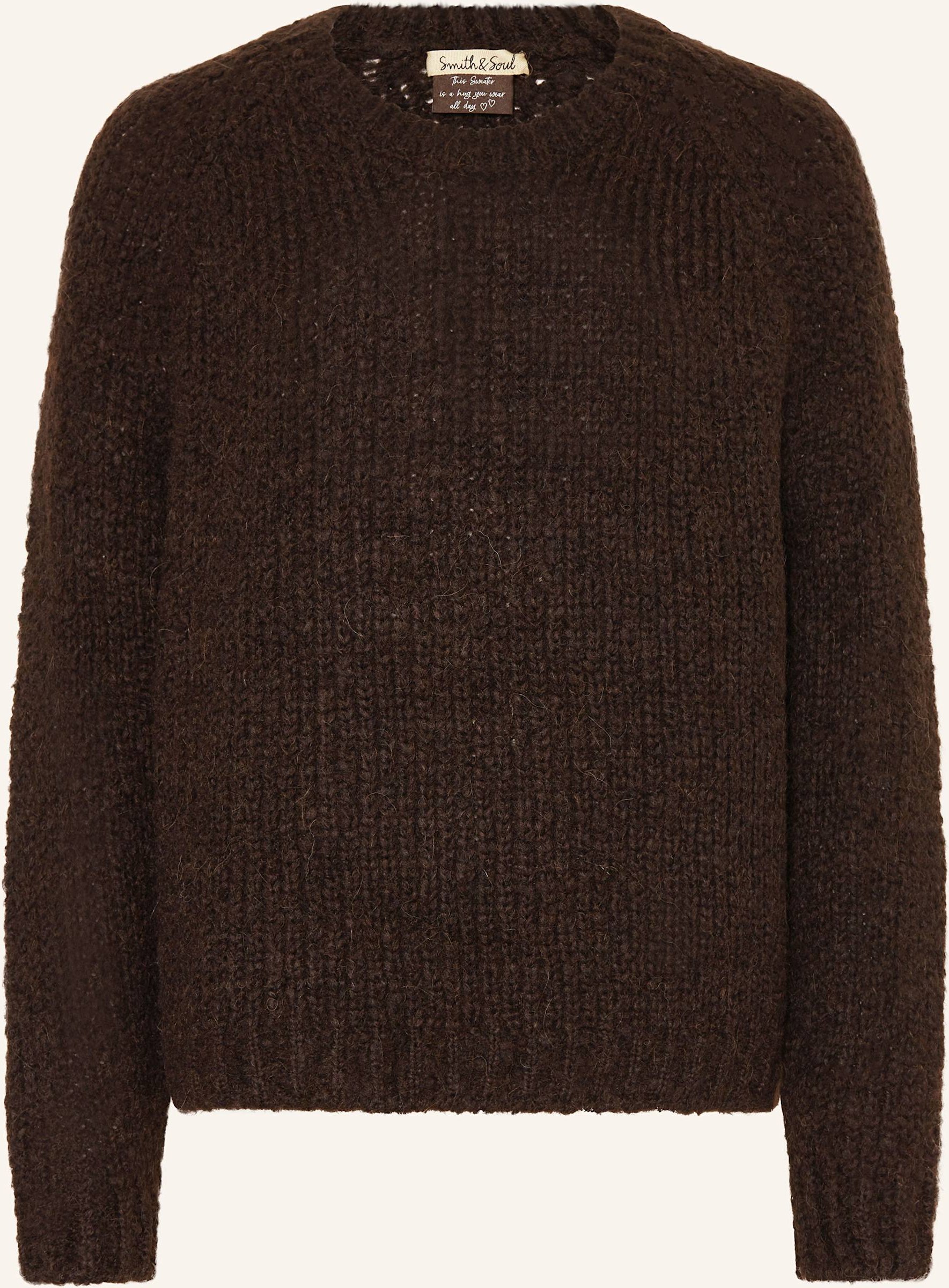 Smith & Soul Pullover Mit Alpaka braun