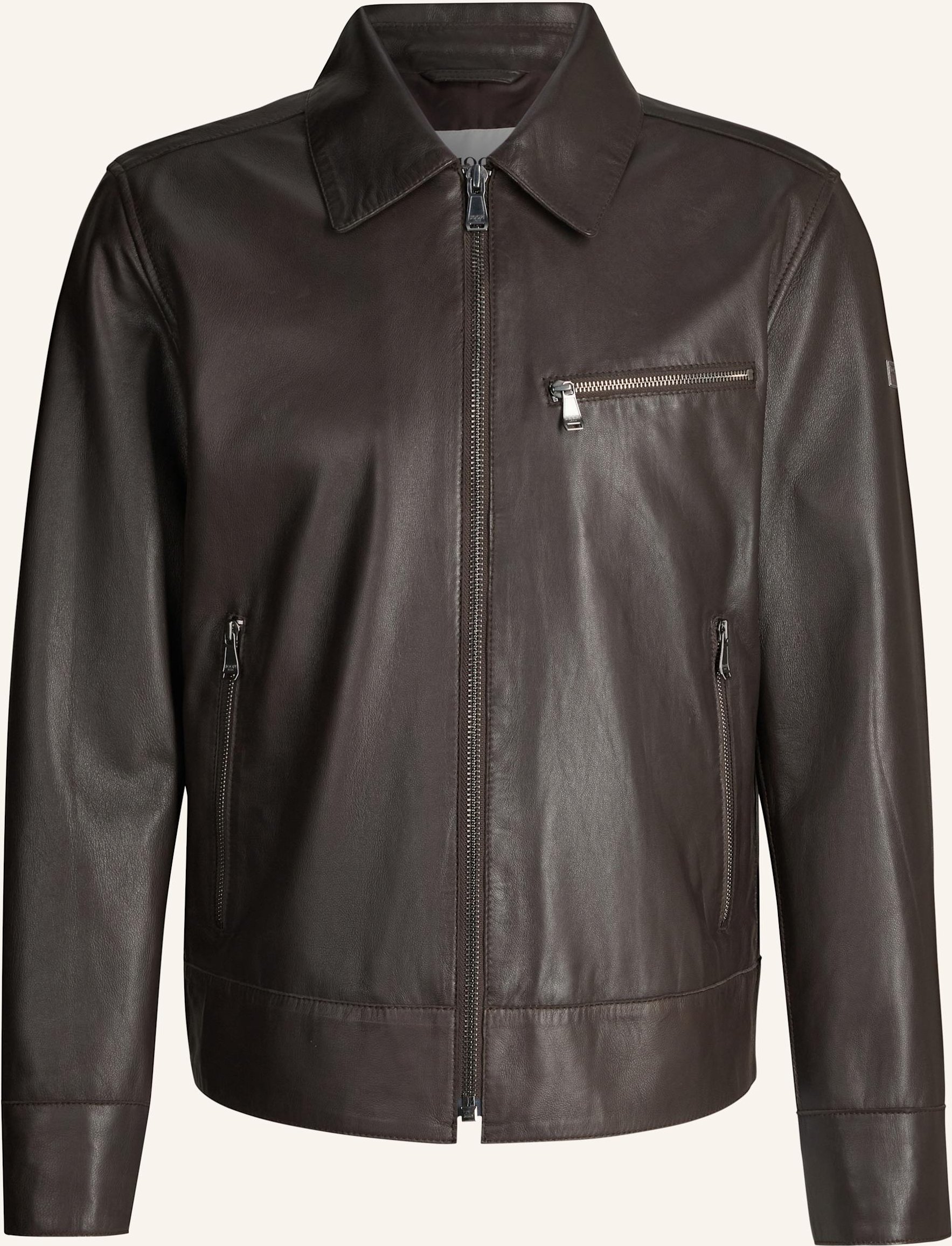 Joop! Jeans Lederjacke braun