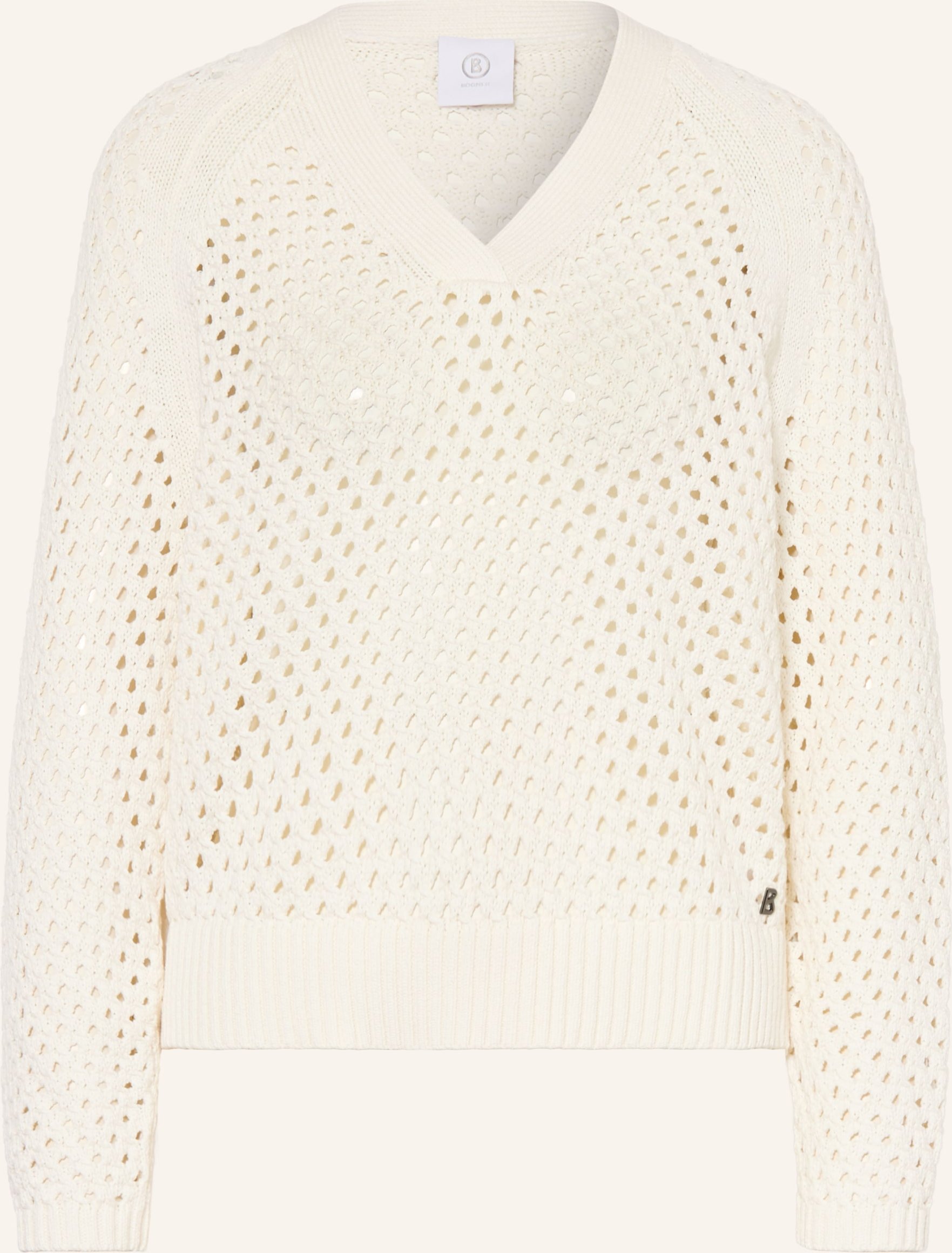 Bogner Pullover Arundel Mit Seide weiss
