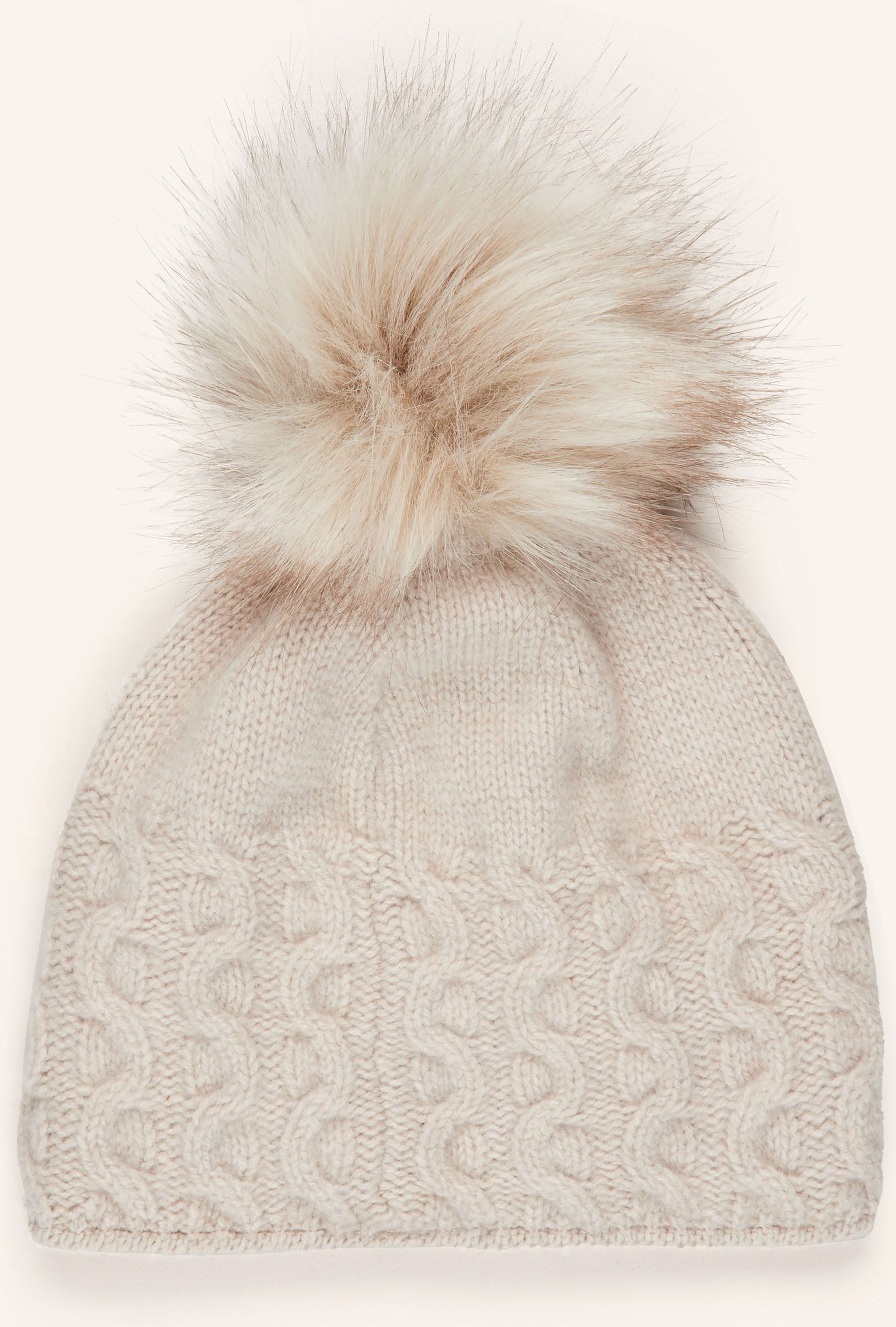 Capo Mütze Mit Cashmere beige