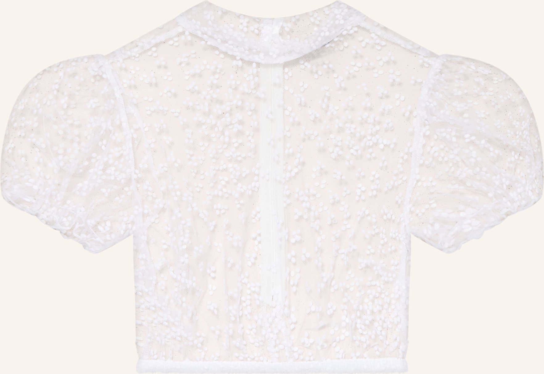 Kinga Mathe Dirndlbluse Leni weiss