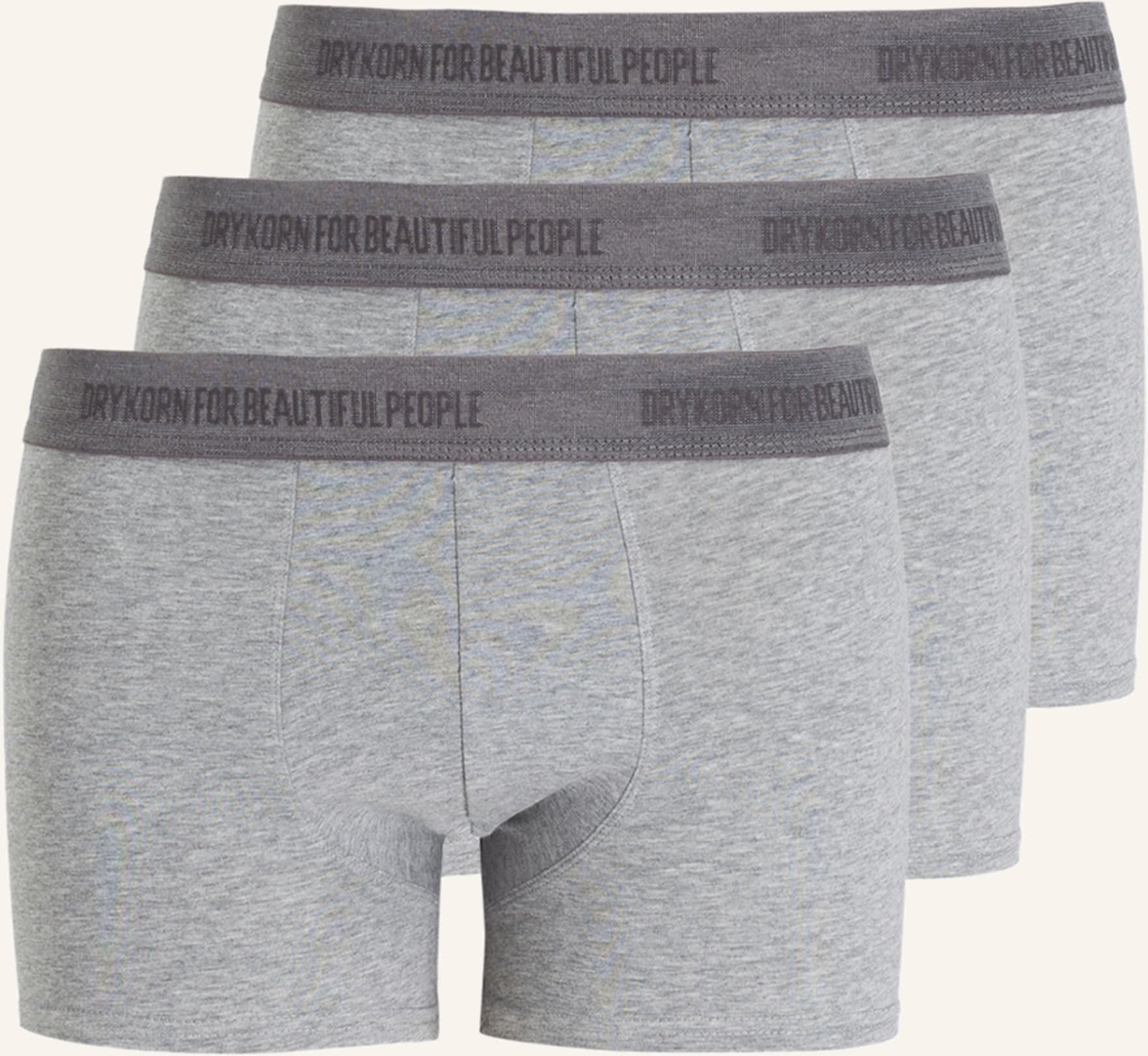 Thumbnail - Drykorn 3er-Pack Boxershorts Corbin grau
